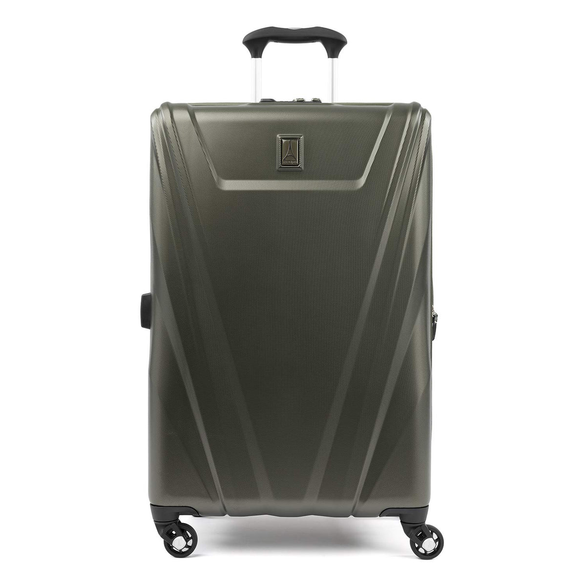 Travelpro Maxlite 5 Hardside Spinner Wheel Luggage Slate Green Checked Medium 25 Inch U2