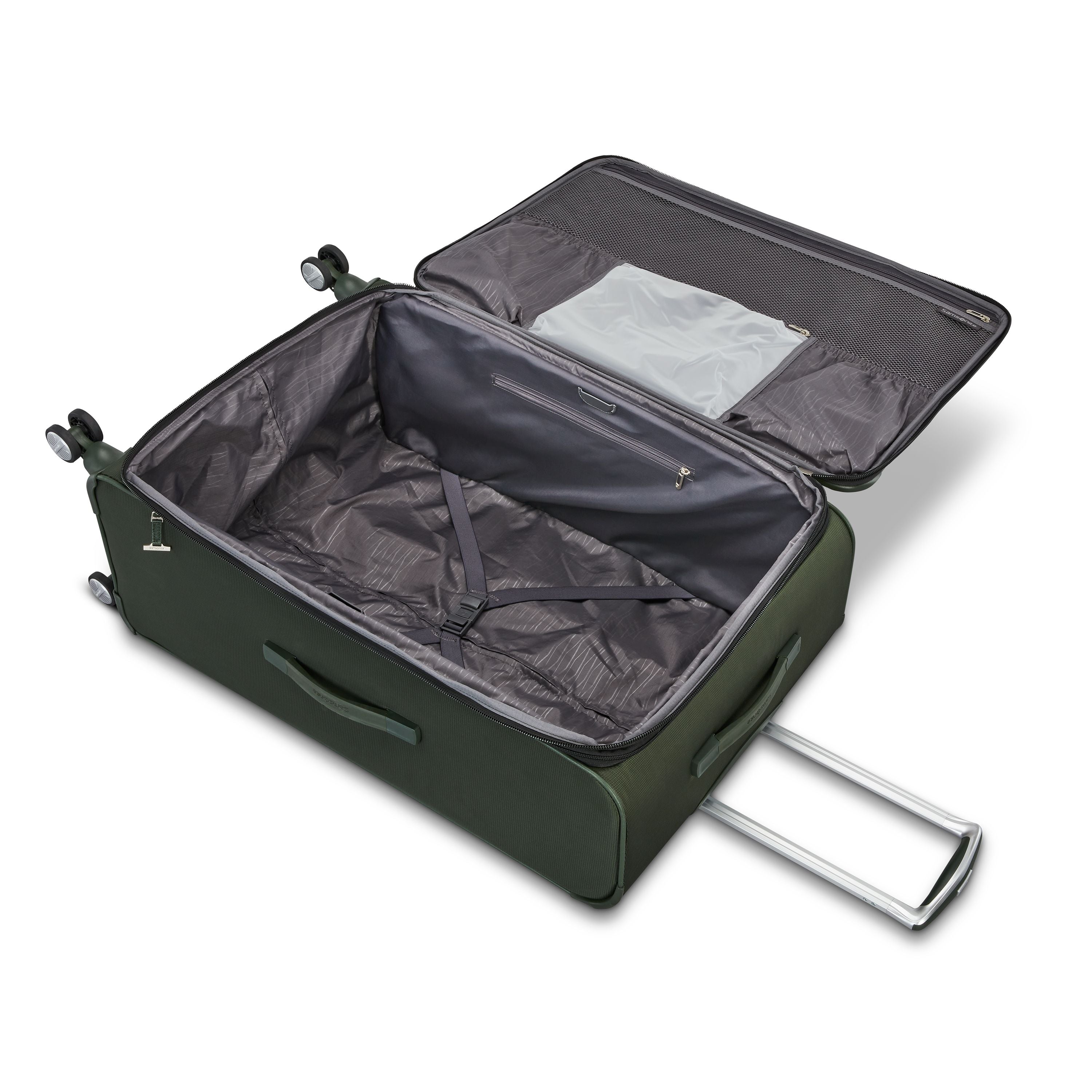 Samsonite SoLyte DLX 29-Inch Expandable Spinner ( Cedar Green , Checked-Large 29-Inch ) Cedar Green Checked Large 29 Inch U5
