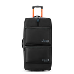 Jeep JS006B Two Wheel Rolling Travel Duffle Bag ( Black , 31 Inch ) Black 31 Inch U1