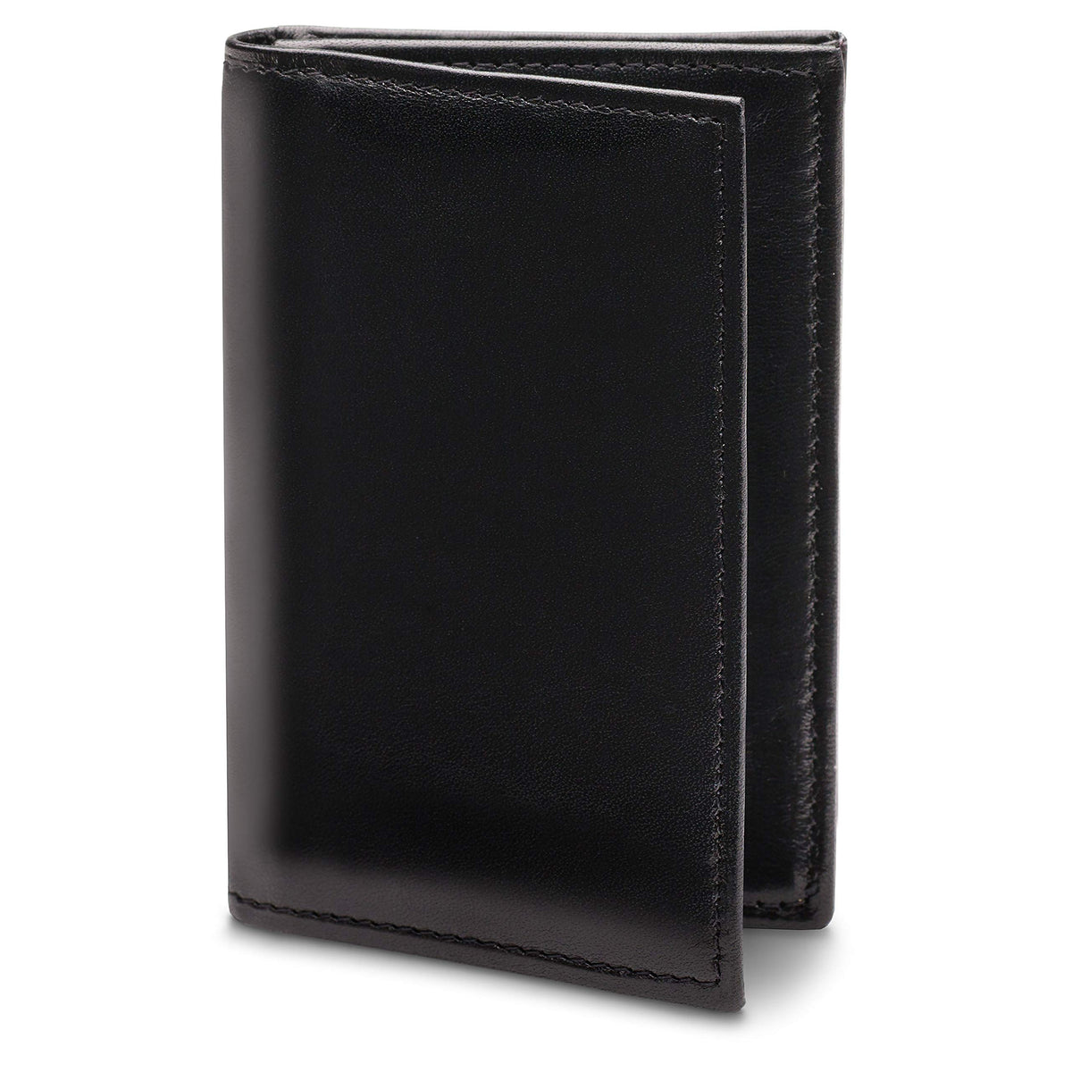 Bosca Men's Wallet, Old Leather Full Gusset 2-Pocket Card Case Wallet with I.D. Window ( Black , One Size ) Black One Size U4