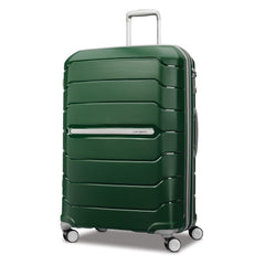 Samsonite Freeform Hardside Expandable with Double Spinner Wheels ( Pine Green , Checked-Large Spinner ) Pine Green Checked Large Spinner U9