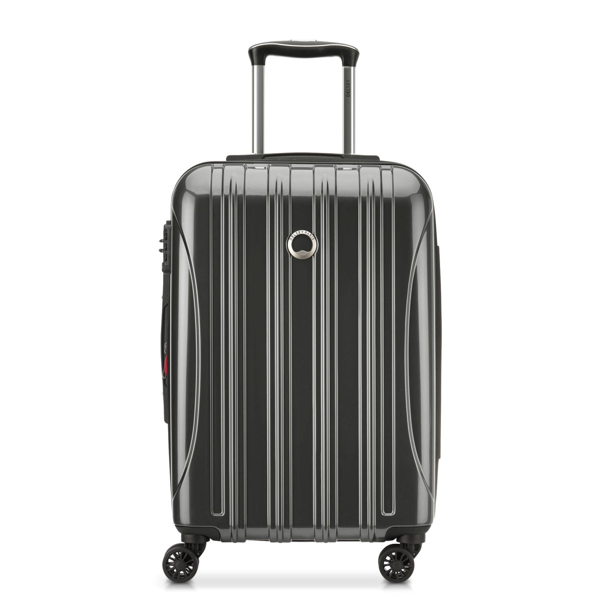 DELSEY Paris Helium Aero Hardside Expandable Luggage with Spinner Wheels ( Brushed Charcoal , Carry-On 21 Inch ) Brushed Charcoal Carry On 21 Inch U11