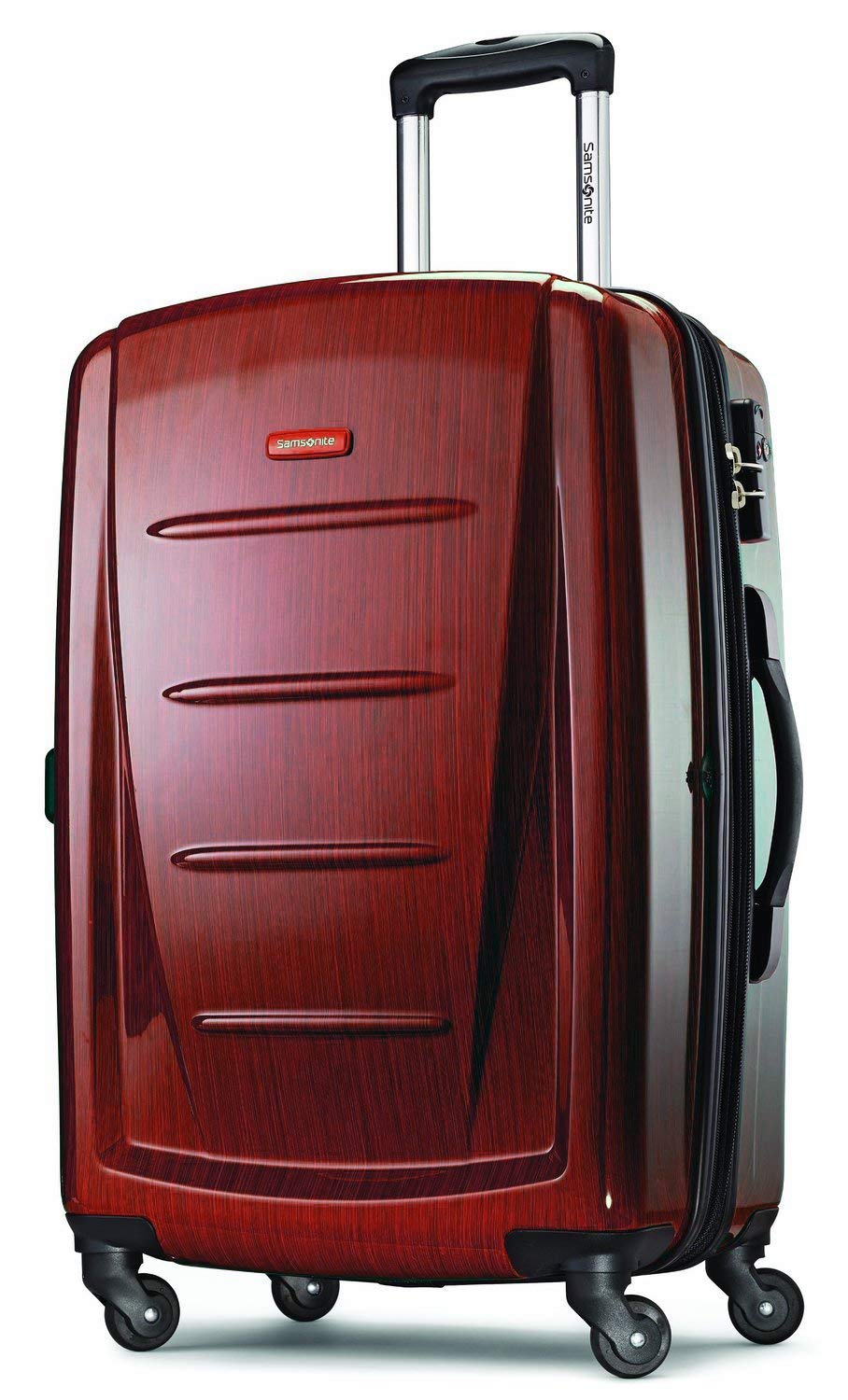 Samsonite Winfield 2 Hardside Luggage with 360 Spinner Wheels, TSA Lock, Airline Approved ( Burgundy , Checked-Large 28-Inch ) Burgundy Checked Large 28 Inch U21