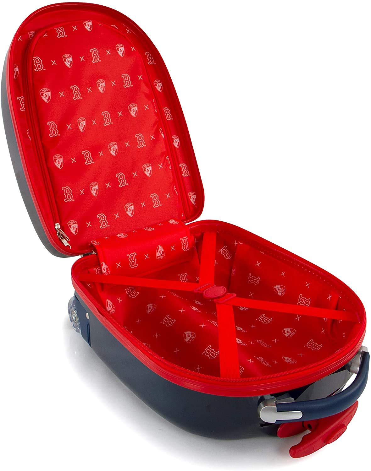 Heys America Major League Baseball Officially Licensed Expandable Spinner Luggage ( Boston Red Sox , 18-Inch ) Boston Red Sox 18 Inch U1