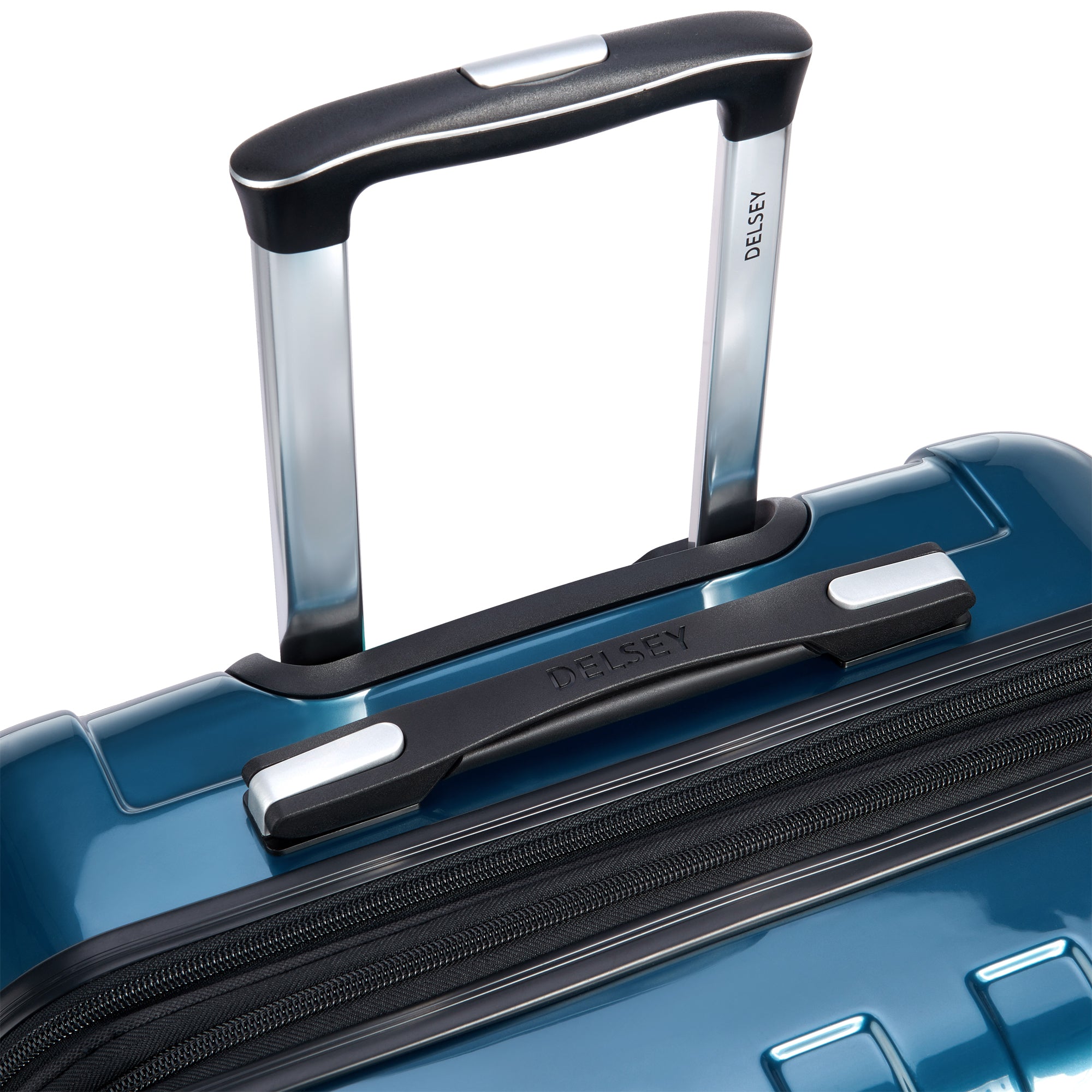DELSEY Paris Helium Aero Hardside Expandable Luggage with Spinner Wheels ( Teal , Checked-Medium 25 Inch ) Teal Checked Medium 25 Inch U30