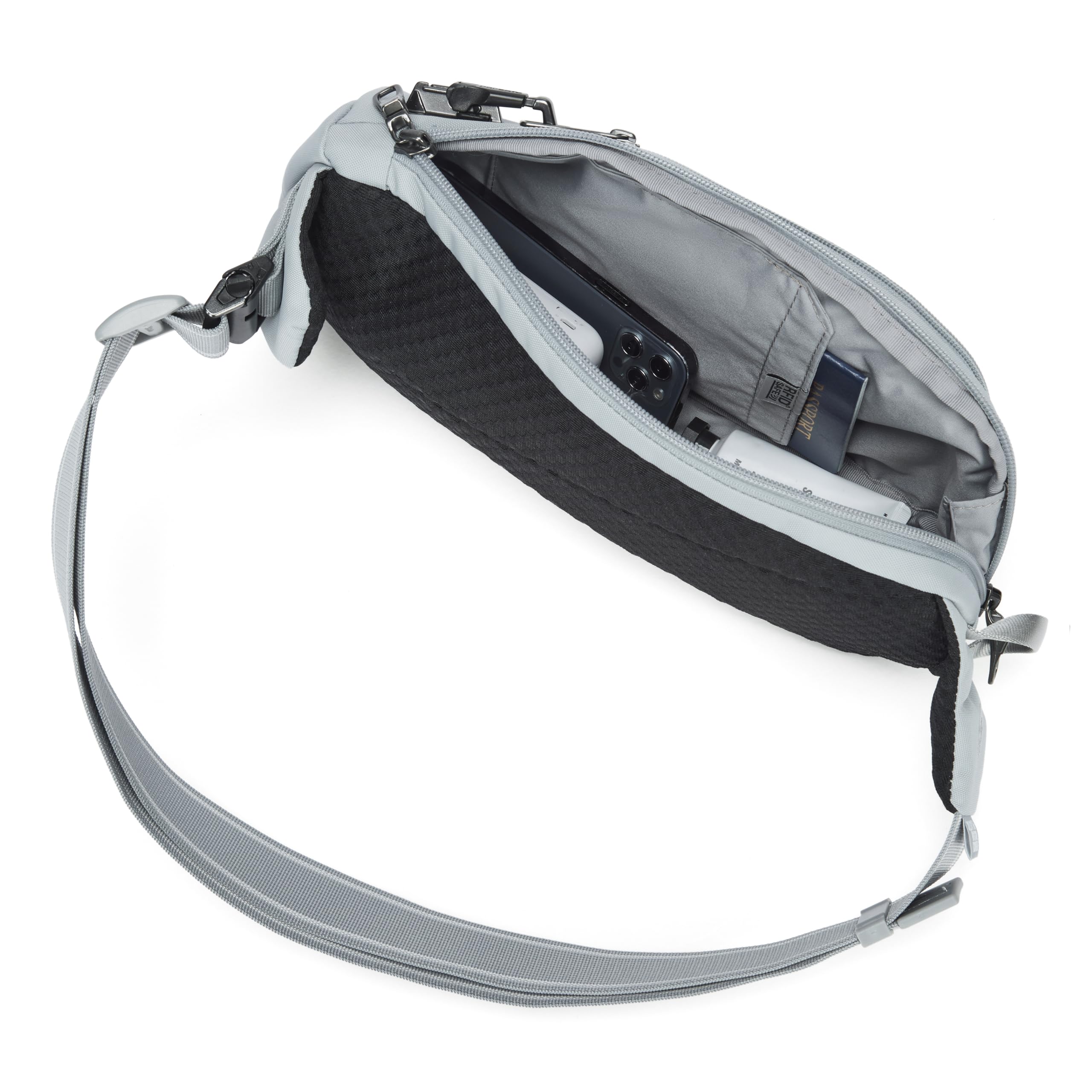 Pacsafe V Action Sling ( Digital Gray , 2.2 Liter ) Digital Gray 2 2 Liter U1