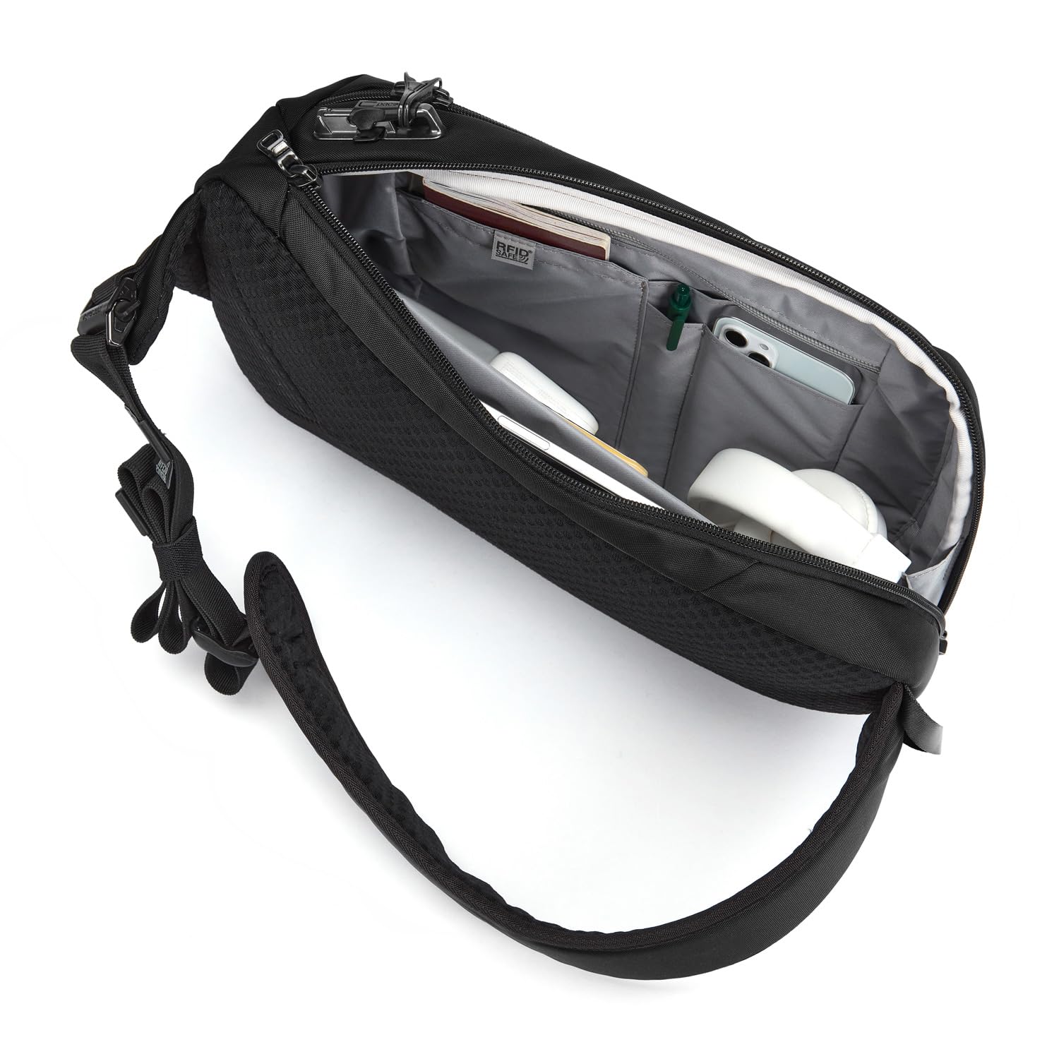 Pacsafe V Tech Sling ( Black , One Size ) Black One Size U1