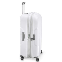 DELSEY Paris Clavel Hardside Expandable Luggage with Spinner Wheels ( WHITE , Checked-Large 30 Inch ) WHITE Checked Large 30 Inch U11