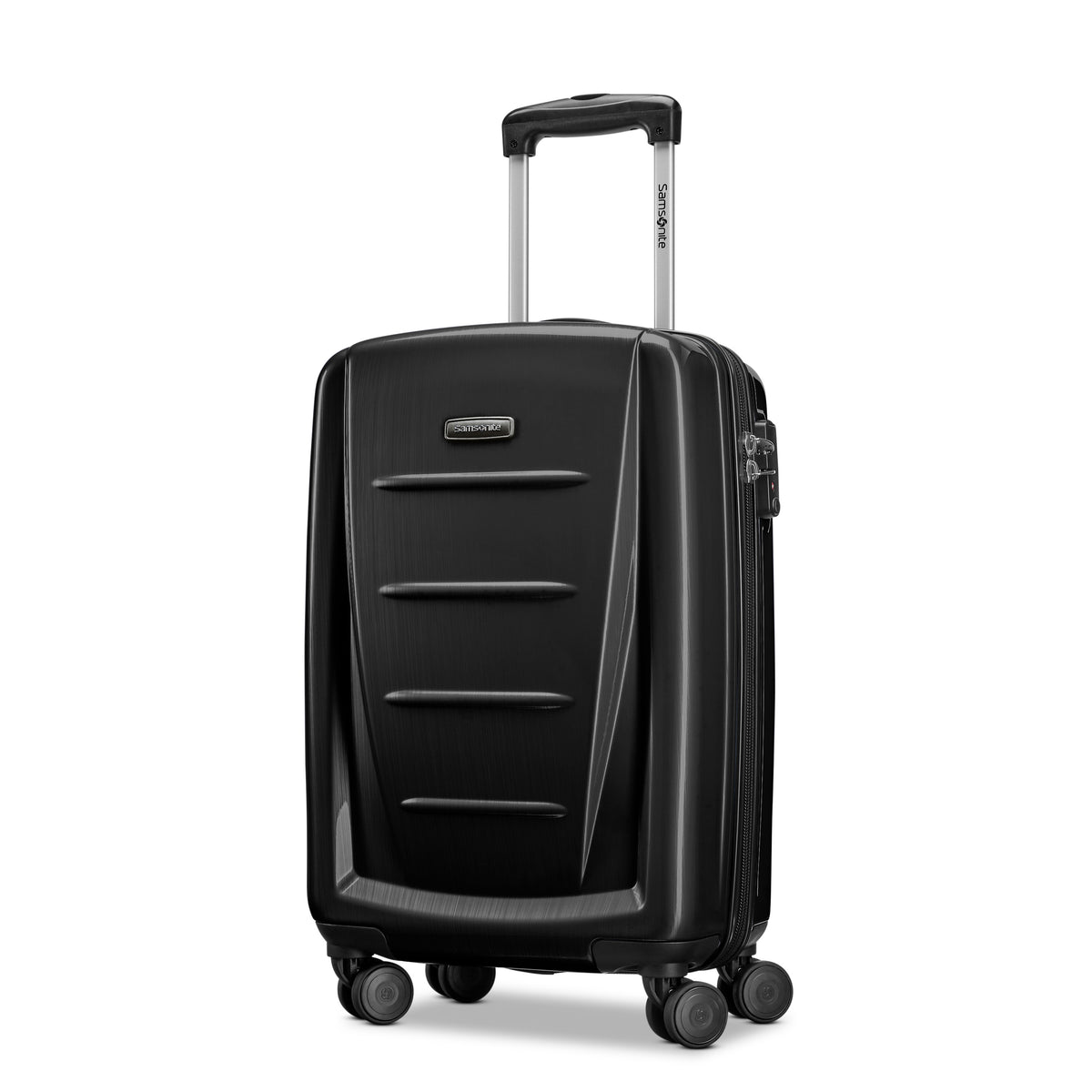 Samsonite Winfield 2 Carry-On 20-Inch Hardside Luggage with Spinner Wheels ( Brushed Anthracite , Carry-On 20-Inch ) Brushed Anthracite Carry On 20 Inch U30