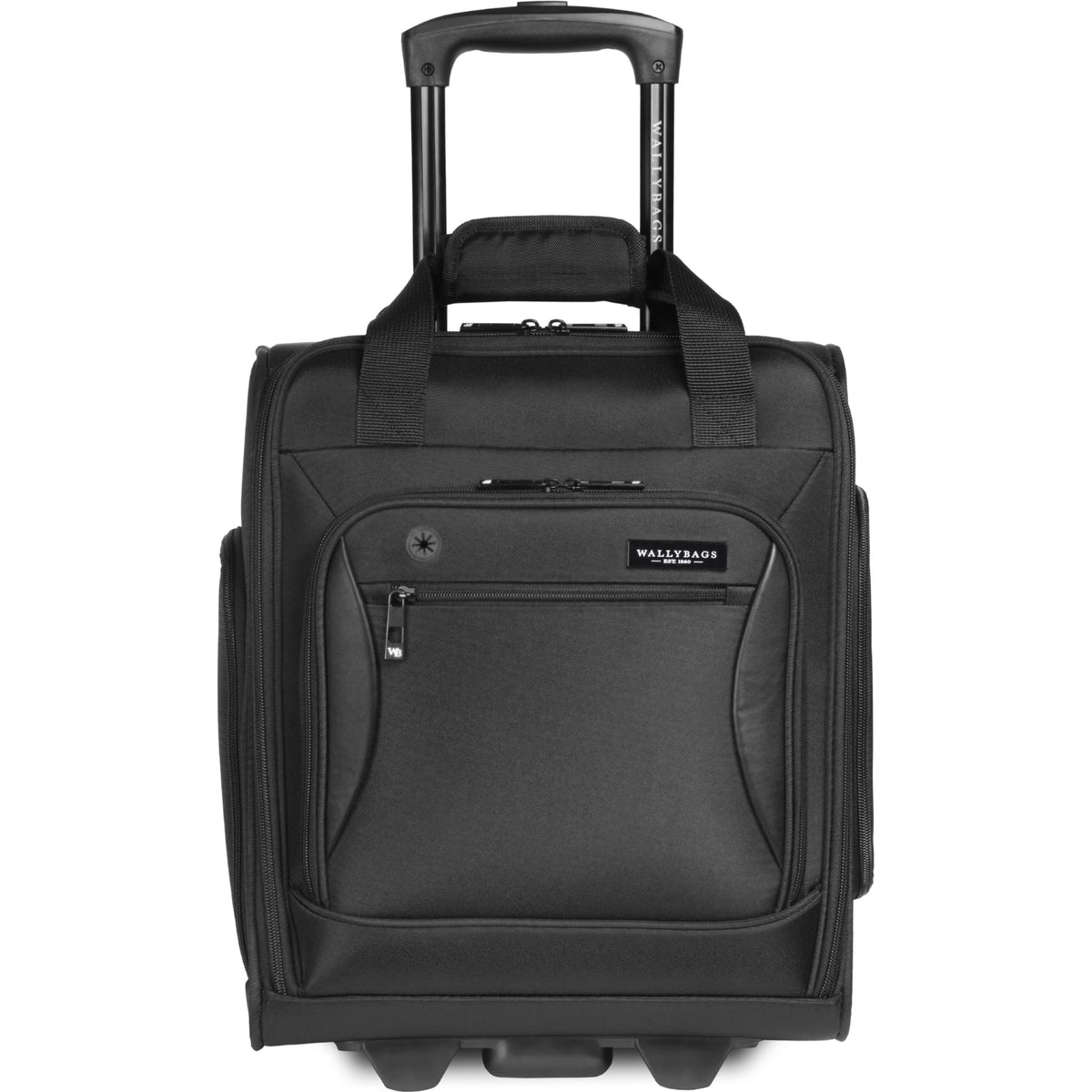 WallyBags Solutions 16 Underseat Bag with Padded Electronics Pockets ( Black , One Size ) Black One Size U4