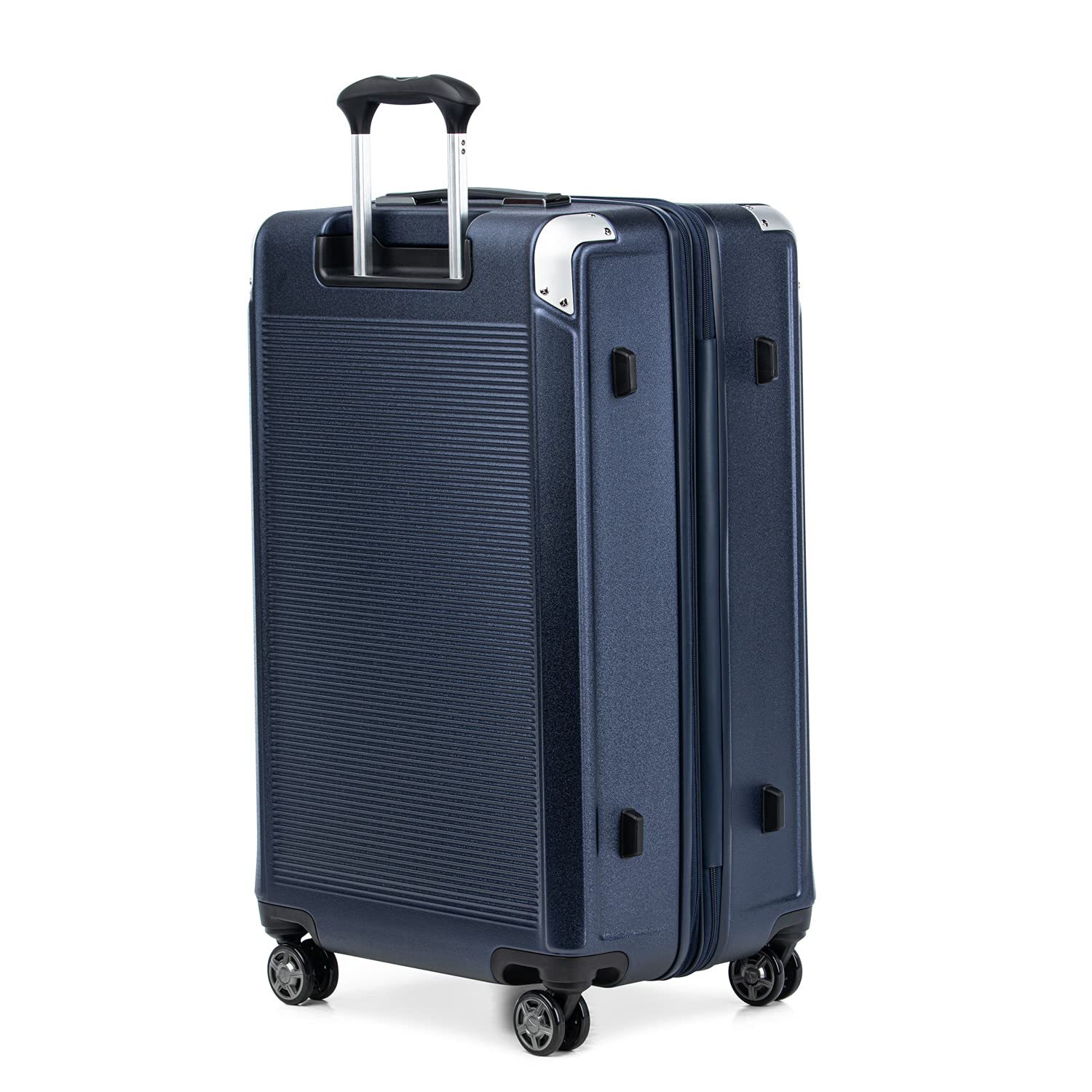 Travelpro Platinum Elite Hardside Expandable Spinner Wheel Luggage TSA Lock Hard Shell Polycarbonate Suitcase ( True Navy Blue , Checked- Large 28-Inch ) True Navy Blue Checked Large 28 Inch U3