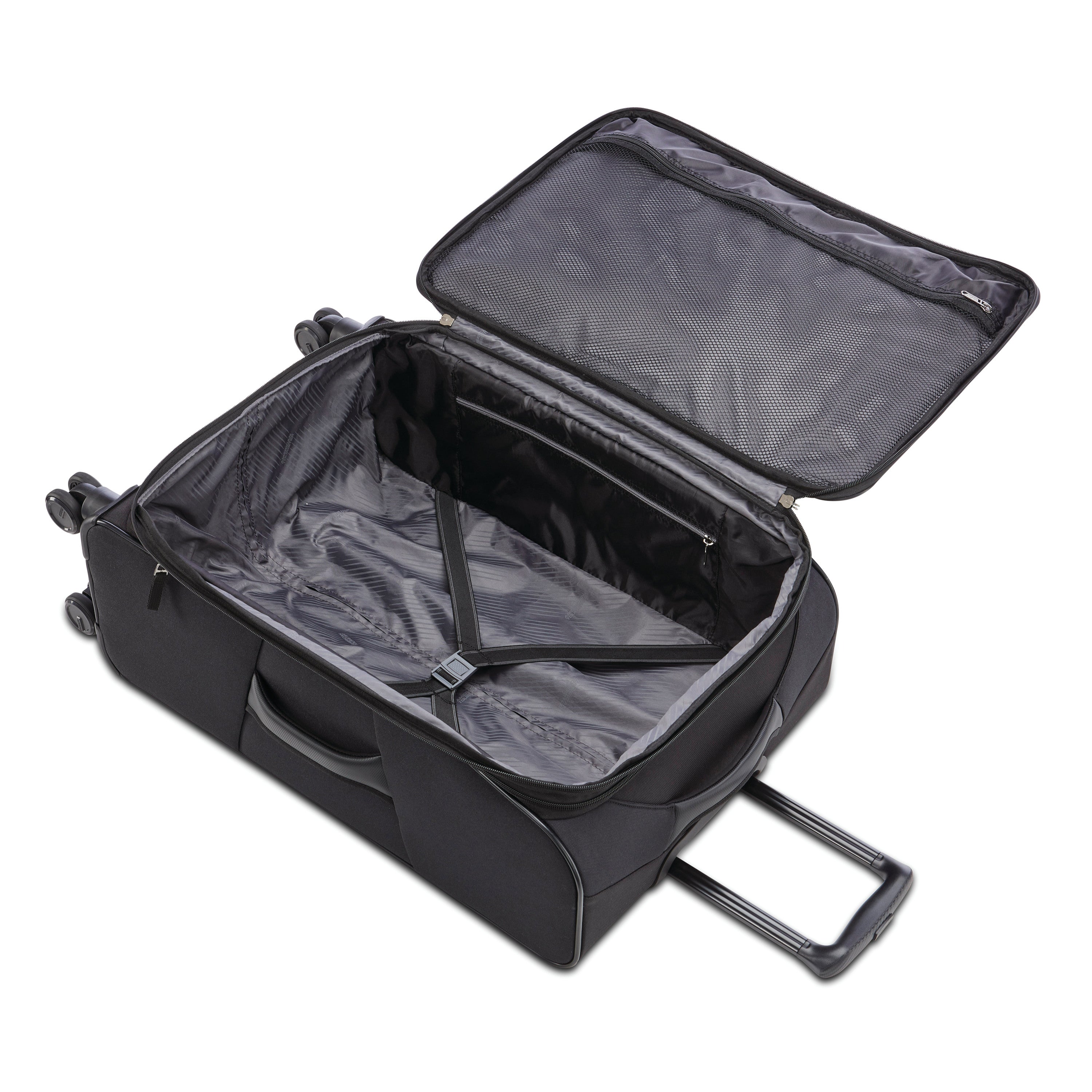 American Tourister 4 KIX 2.0 Softside Spinner Luggage Collection ( Black , 28 SPINNER ) Black 28 SPINNER U1