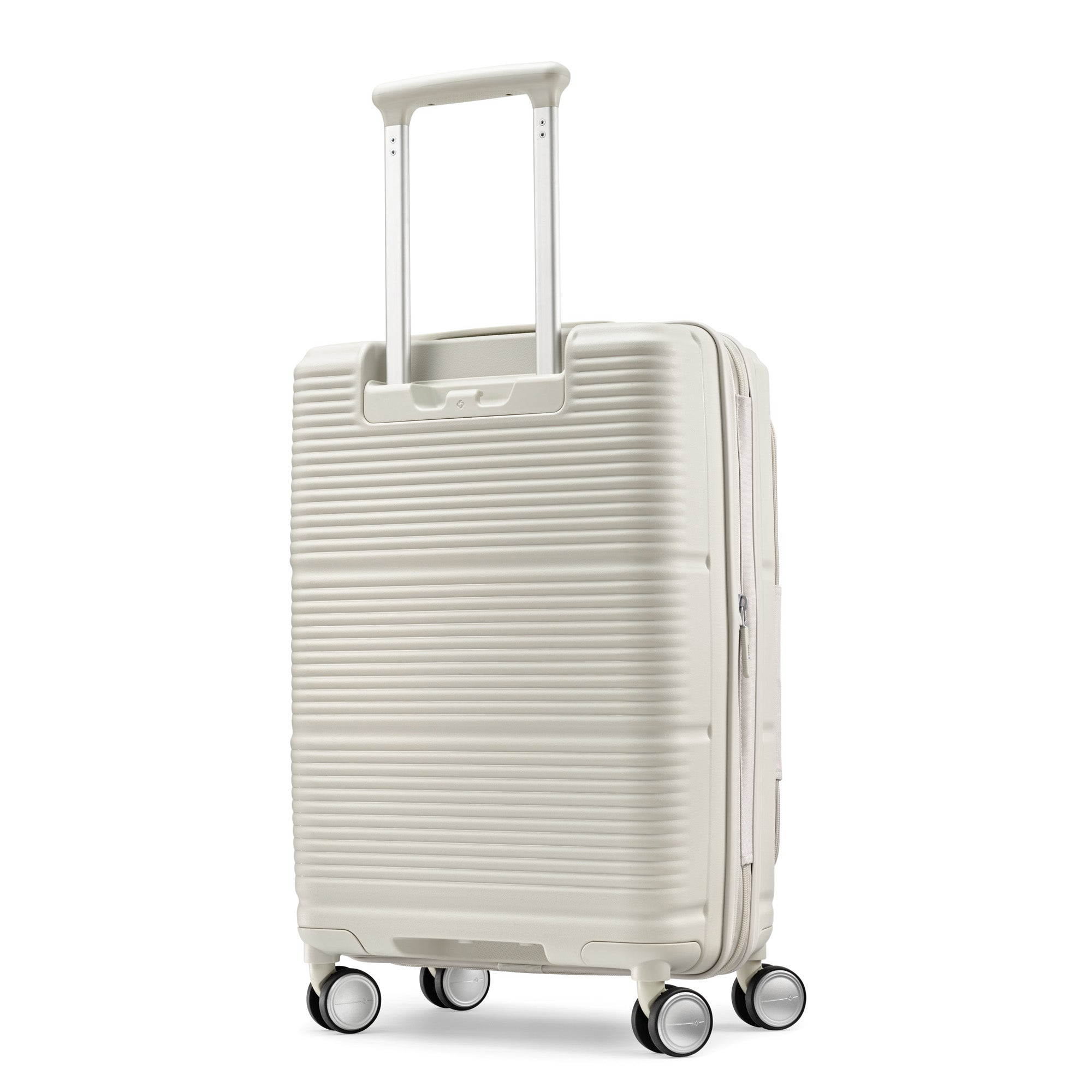 Samsonite Paralux Carry-On Luggage - Innovative Design - Quick Access Front Pocket - Dual Suspension Wheel Technology - TSA Lock - Expandable - Includes Removable Packing Cubes ( Stone Grey , Carry-On Spinner ) Stone Grey Carry On Spinner U3