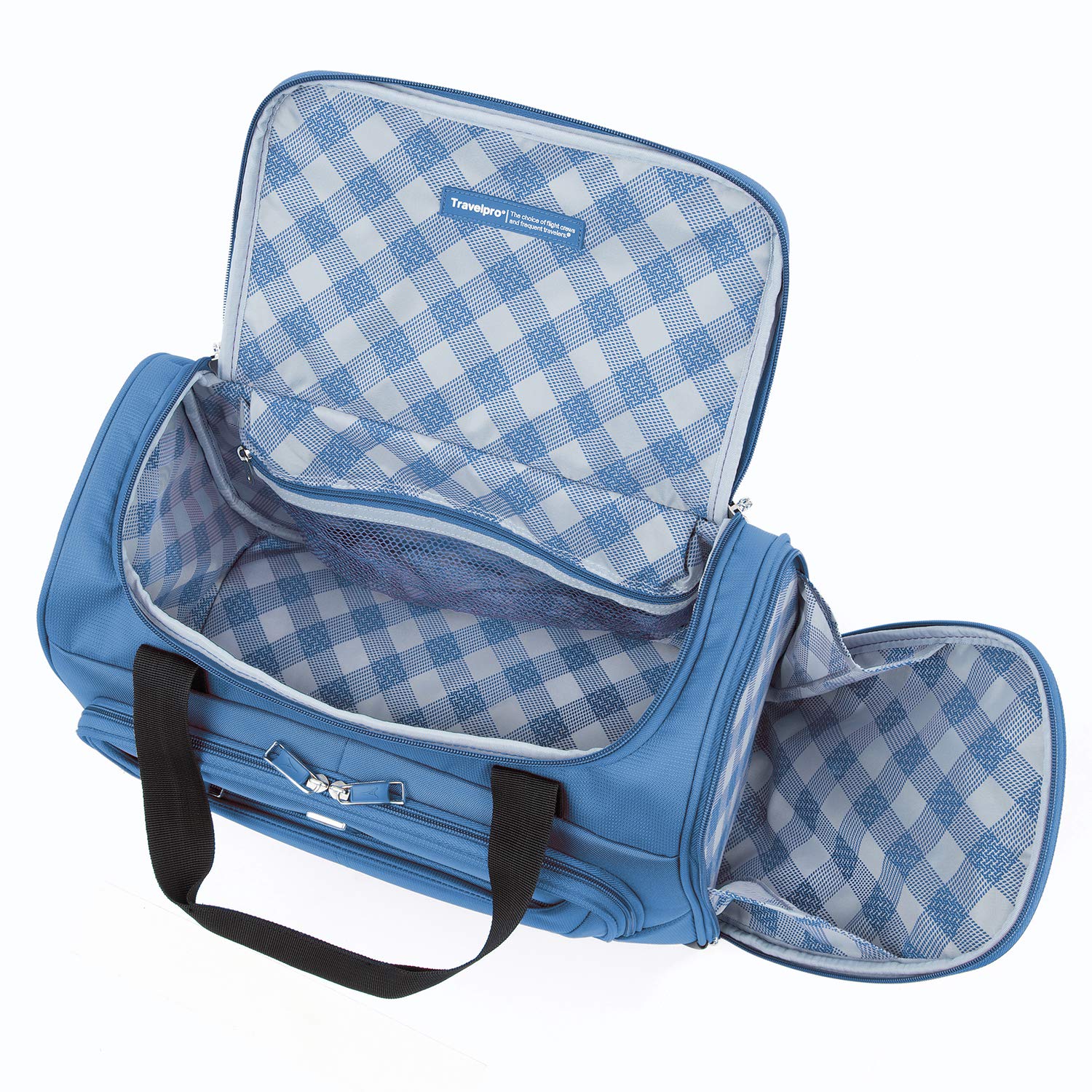 Travelpro Maxlite 5 Softside Lightweight Underseat Carry-On Travel Tote, Overnight Weekender Bag, Men and Women Azure Blue 18 Inch U2