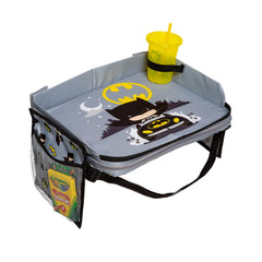 J.L. Childress DC Comics Batman 3-in-1 Travel Tray & iPad Tablet Holder, Car Seat Lap Tray for Toddlers & Kids   U1