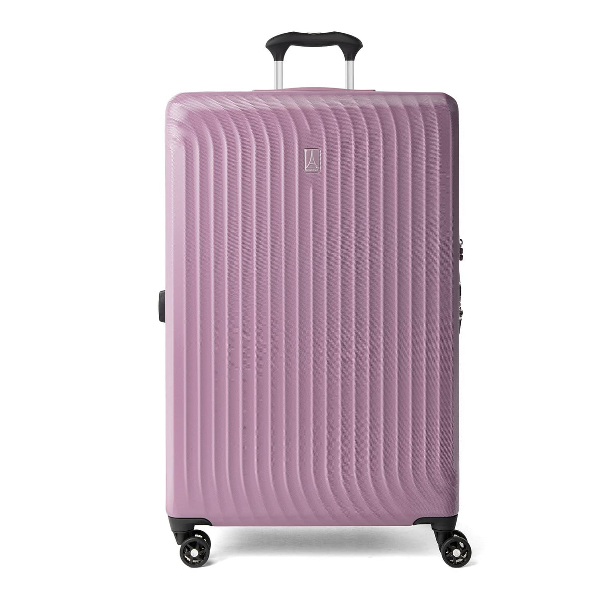 Travelpro Maxlite Air Hardside Expandable Luggage, 8 Spinner Wheels, Lightweight Hard Shell Polycarbonate Orchid Pink Purple Checked Large 28 Inch U5