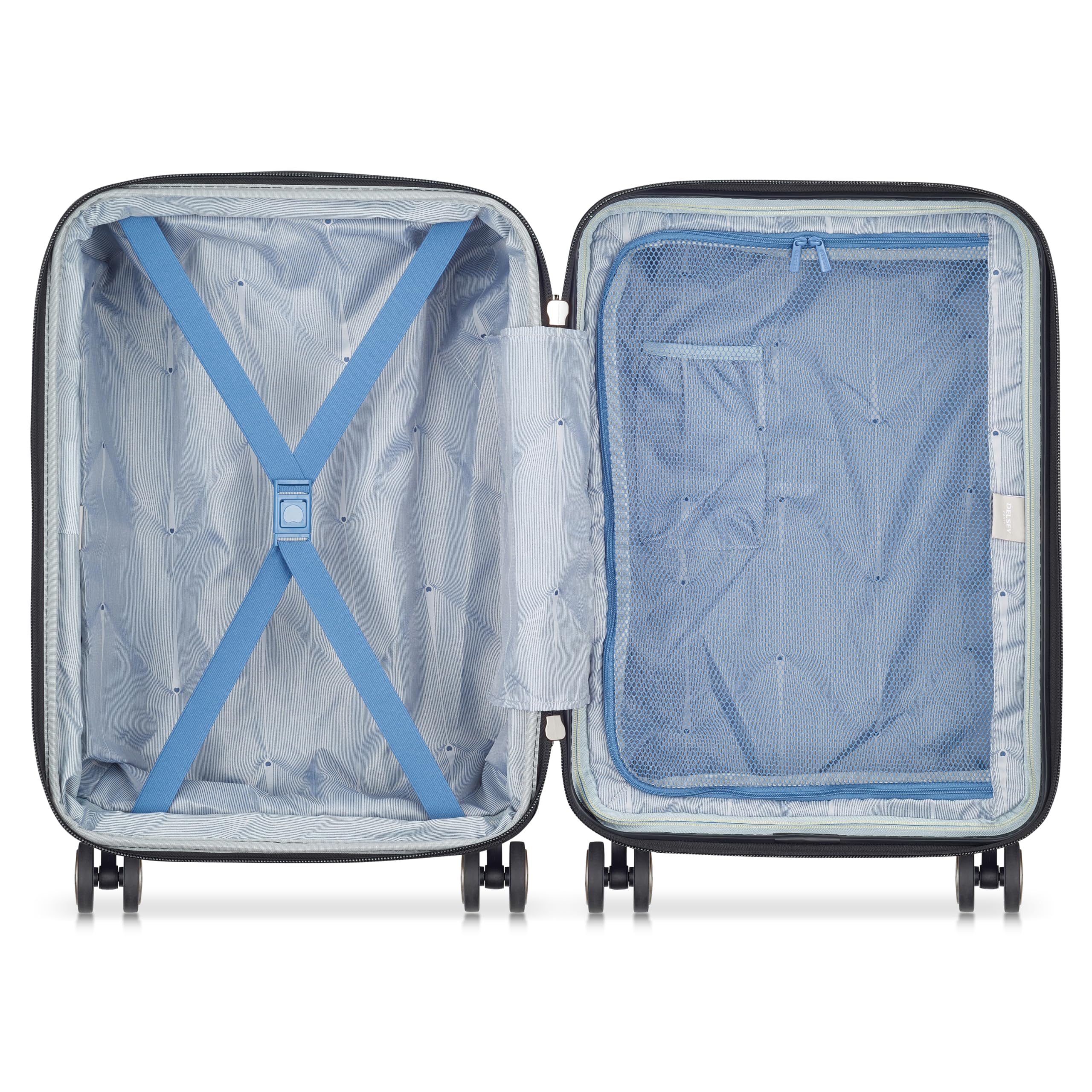 DELSEY Paris Cruise 3.0 Carry-On Expandable Spinner ( Black , Carry on 20 Inch ) Black Carry On 20 Inch U1