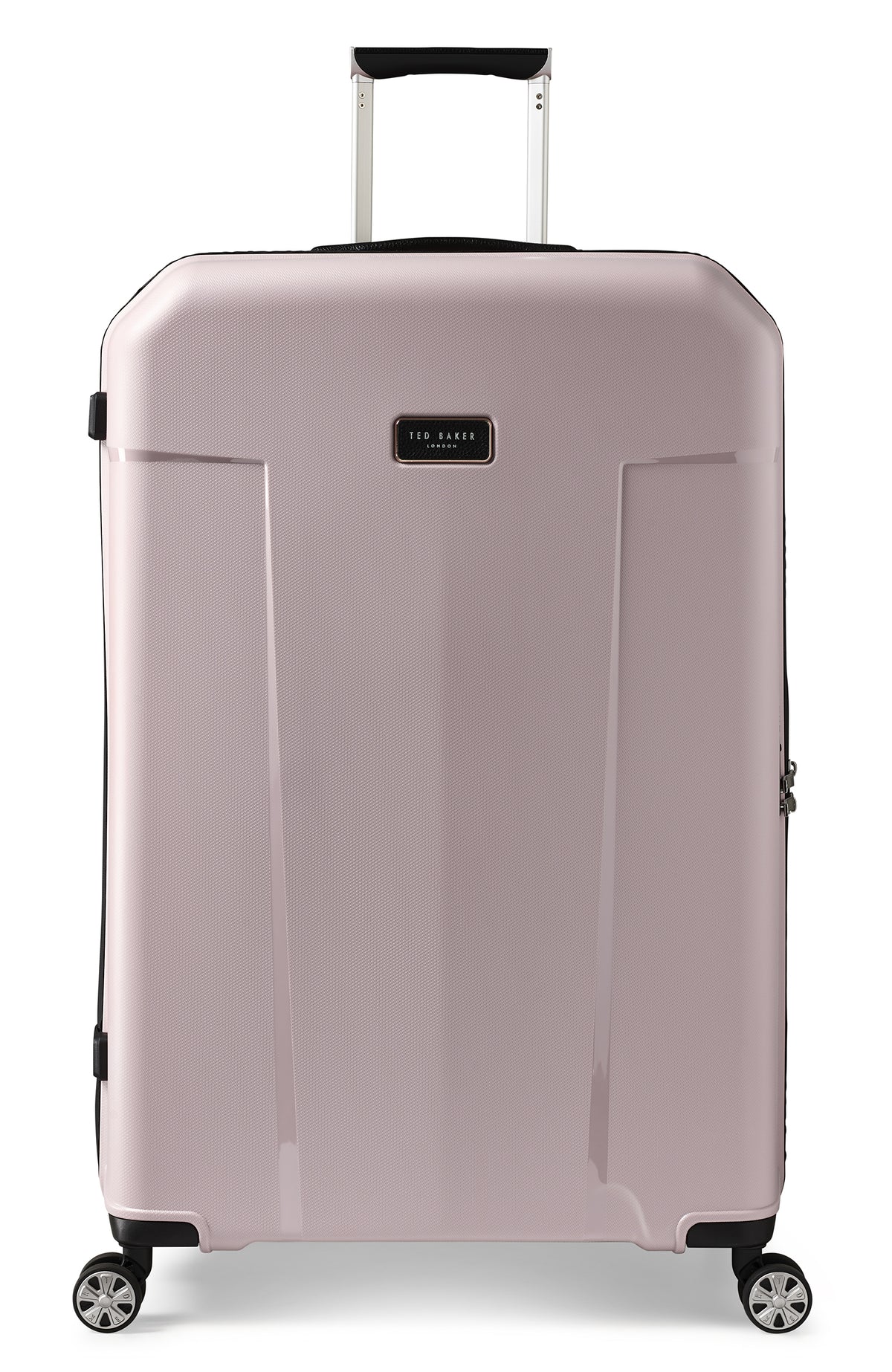 Ted Baker Flying Colours Hardside Trolley 4 Wheel Spinner, TSA Lock, Lightweight Suitcase, Men and Women ( Blush Pink , 28-Inch Checked-Large ) Blush Pink 28 Inch Checked Large U1