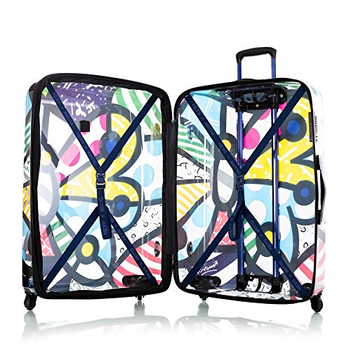 Heys Britto 30" Spinner Luggage Transparent ( Transparent Butterfly ) Transparent Butterfly  U1