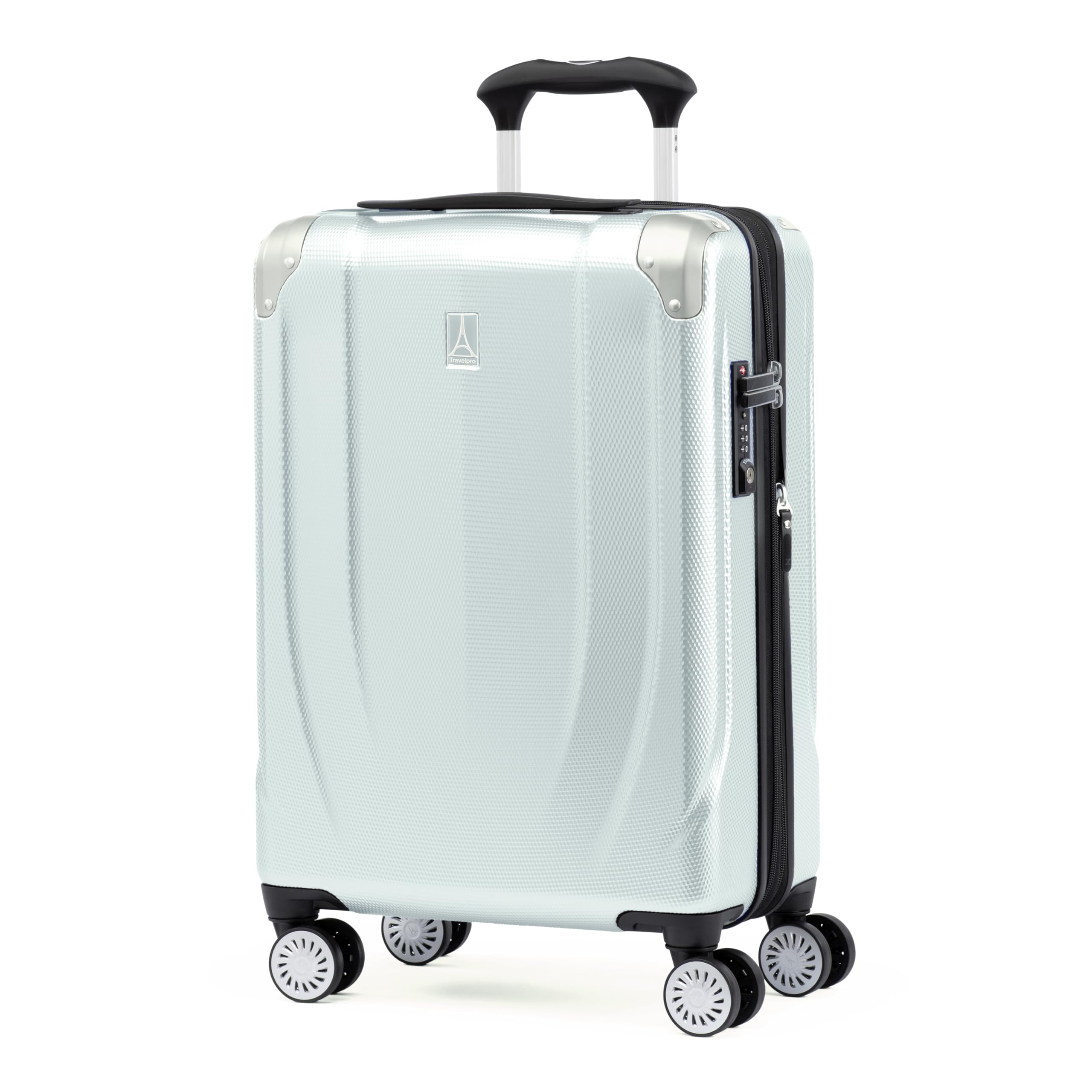 Travelpro Pathways 3 Hardside Expandable Luggage, 8 Spinner Wheels, Lightweight Hard Shell Suitcase ( Cloud Grey , Carry On 21 Inch ) Cloud Grey Carry On 21 Inch U3