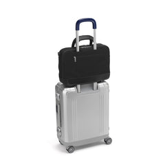 ZERO Halliburton The Journal Nylon Lightweight Briefcase ( Black , Expandable Briefcase ) Black Expandable Briefcase U1