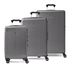 Travelpro Maxlite Air Hardside Expandable Luggage, 8 Spinner Wheels, Lightweight Hard Shell Polycarbonate Shadow Grey 3 Piece Set 21 25 28 U1