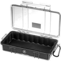 Pelican 1060 Micro Case - for iPhone, Cell Phone, GoPro, Camera, and More ( Black/Clear , One Size ) Black/Clear One Size U1