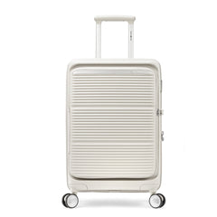 Samsonite Paralux Carry-On Luggage - Innovative Design - Quick Access Front Pocket - Dual Suspension Wheel Technology - TSA Lock - Expandable - Includes Removable Packing Cubes ( Stone Grey , Carry-On Spinner ) Stone Grey Carry On Spinner U3