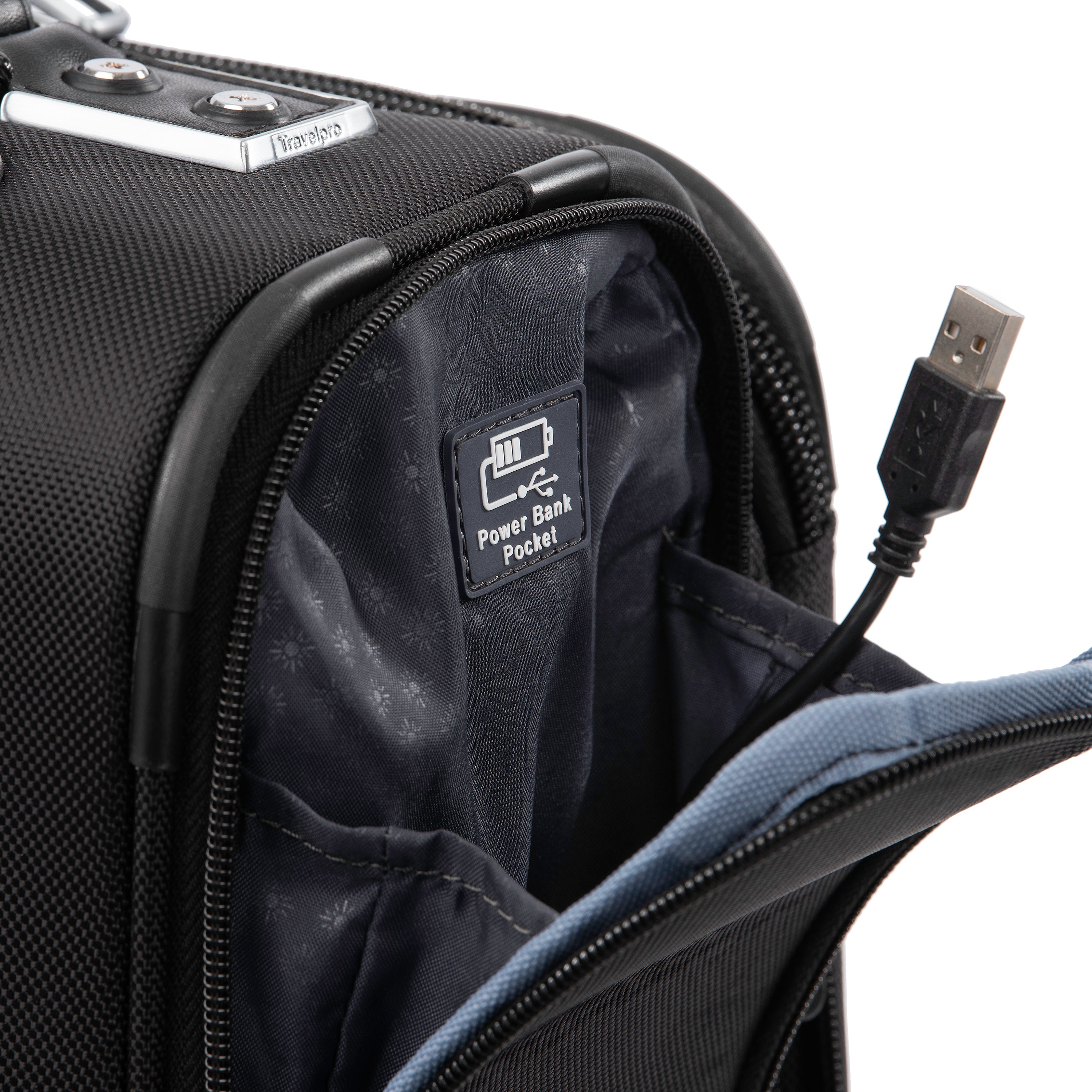 Travelpro Platinum Elite Softside Expandable Luggage, 2 Wheel Upright Suitcase, USB Port, Men and Women U3