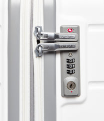 Samsonite Freeform Hardside Expandable with Double Spinner Wheels ( White , Checked-Large 28-Inch ) White Checked Large 28 Inch U7