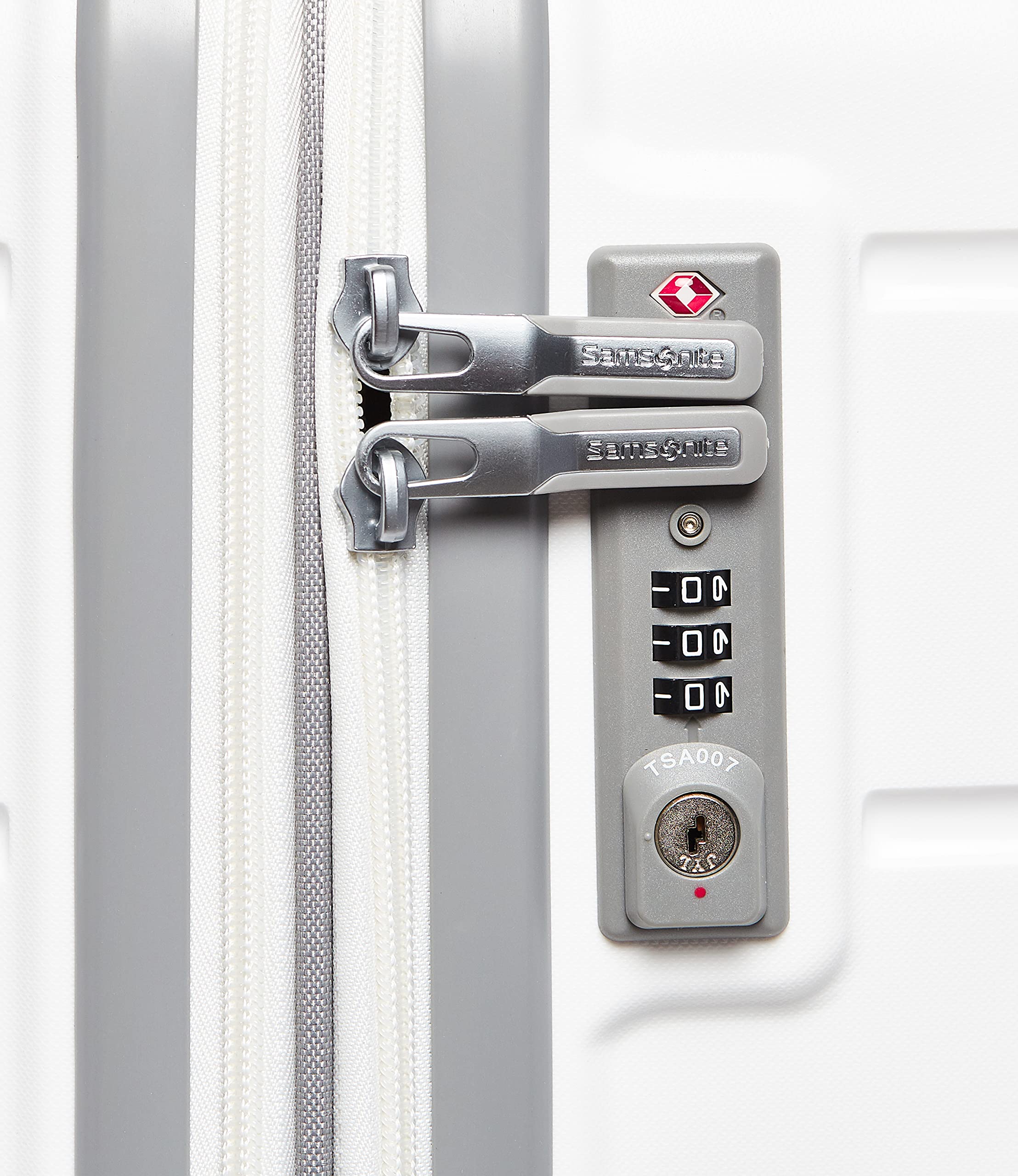 Samsonite Freeform Hardside Expandable with Double Spinner Wheels ( White , Carry-On 21-Inch ) White Carry On 21 Inch U5