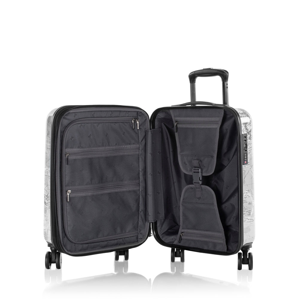 Heys Journey 3G Fashion Spinner, Lightweight and Durable, Expandable with A Glossy Protective Clear Coat, Comfortable Cushioned Grip and Side Handles, Men and Women U1