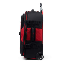 Travelpro Unisex-Adult Bold-Softside Expandable Rollaboard Upright Luggage ( Red , Checked-Medium 25-Inch ) Red Checked Medium 25 Inch U2