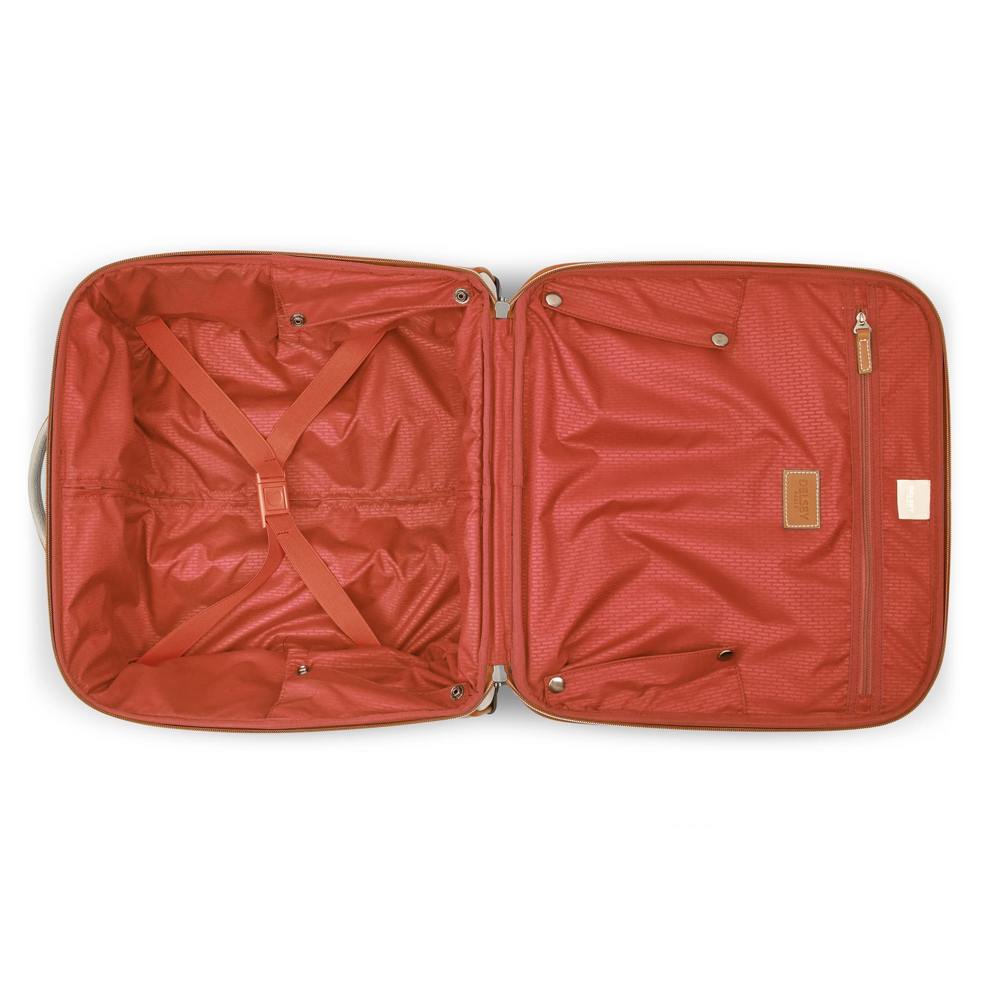 DELSEY Paris Chatelet Air 2.0 Softside Luggage Under-Seater with 2 Wheels ( Angora , Carry-on 16 Inch ) Angora Carry On 16 Inch U1