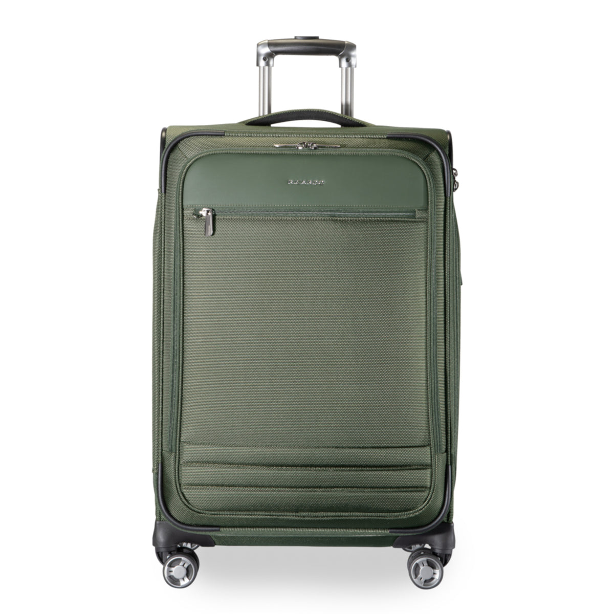Ricardo Beverly Hills Ashbury Softside Luggage, Expandable Suitcase, Lightweight Sustainable rPET Travel Bag with TSA Lock & Dual Spinner Wheels, 24-inch Medium Check-in ( Pine , Check-In Medium 24-Inch ) Pine Check In Medium 24 Inch U1