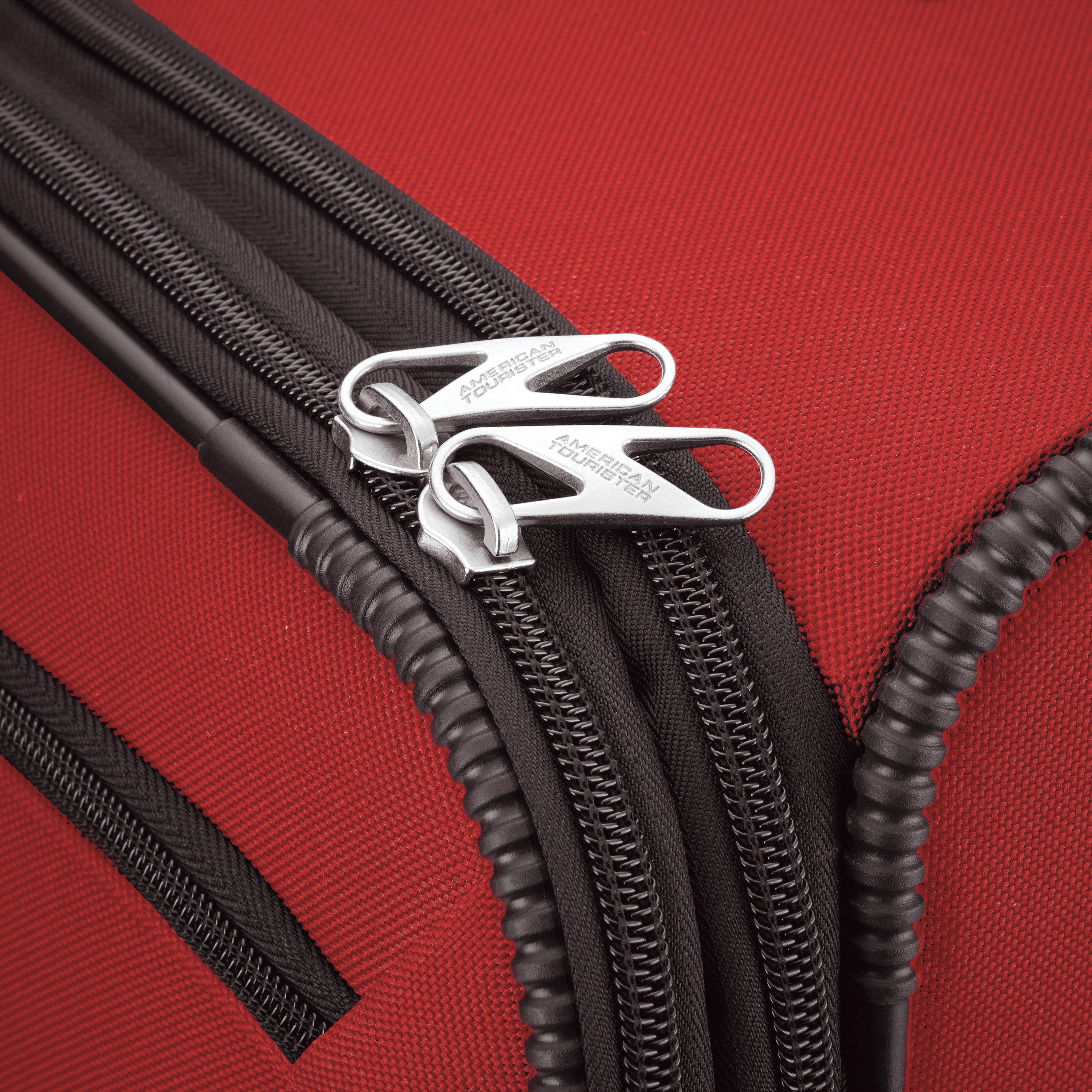 American Tourister Pop Max Softside Luggage with Spinner Wheels ( Red , Checked-Medium 25-Inch ) Red Checked Medium 25 Inch U4