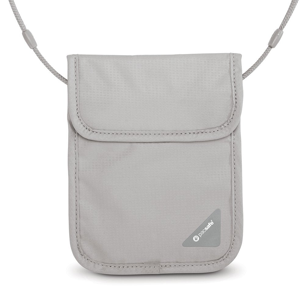 Pacsafe Coversafe X75 Anti-theft RFID Blocking Neck Pouch ( Neutral Grey , One Size ) Neutral Grey One Size U3