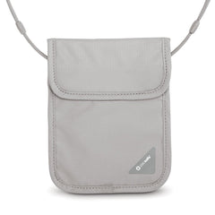 Pacsafe Coversafe X75 Anti-theft RFID Blocking Neck Pouch Neutral Grey One Size U1
