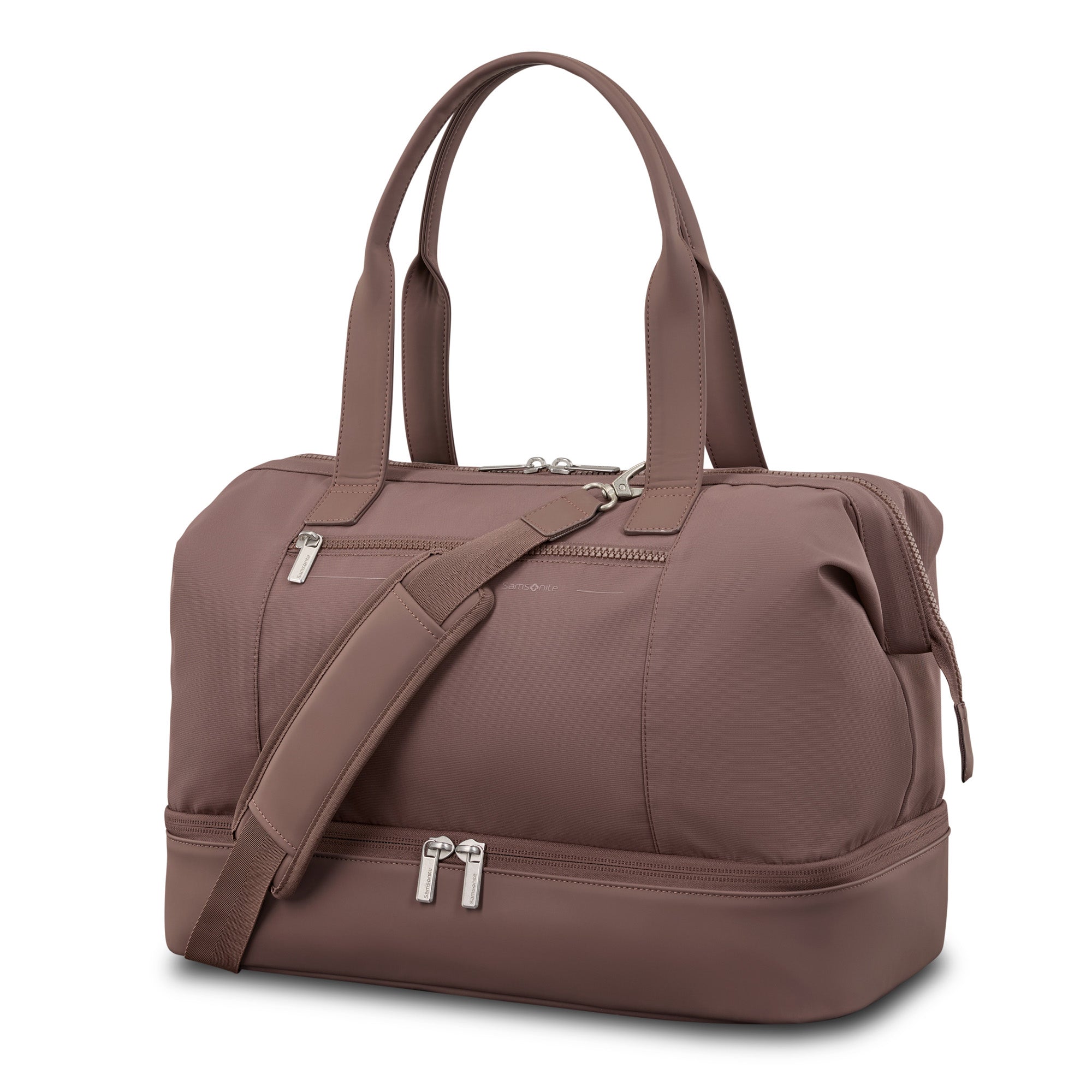 Samsonite Better Than Basic Drop Bottom Weekender ( Chocolate Mauve , One Size ) Chocolate Mauve One Size U1