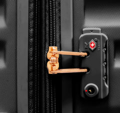 Delsey Alexis Lightweight Luggage Double Wheel Hardshell Suitcases, Expandable Spinner Suitcase with TSA Lock U4
