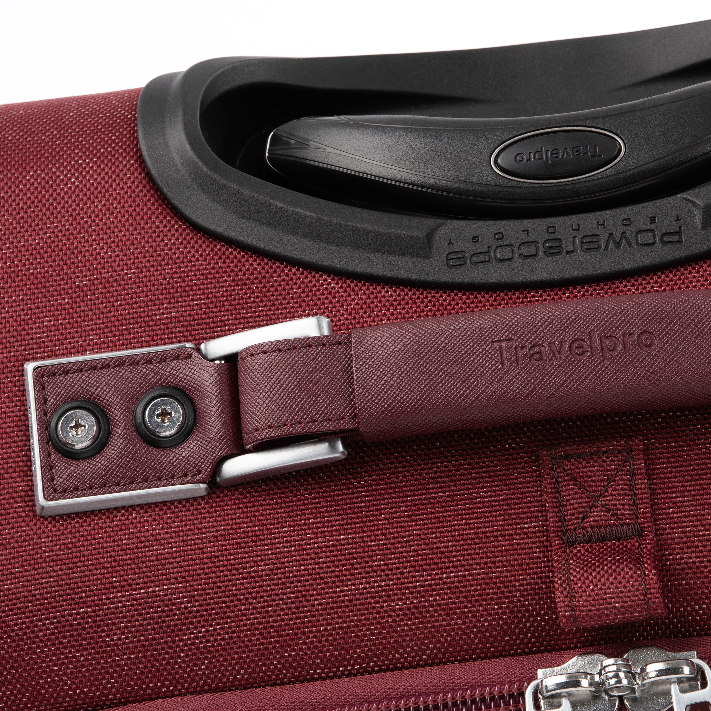 Travelpro Platinum Elite Softside Expandable Luggage, 2 Wheel Upright Suitcase, USB Port, Men and Women ( Bordeaux , Carry-On 22-Inch ) Bordeaux Carry On 22 Inch U10