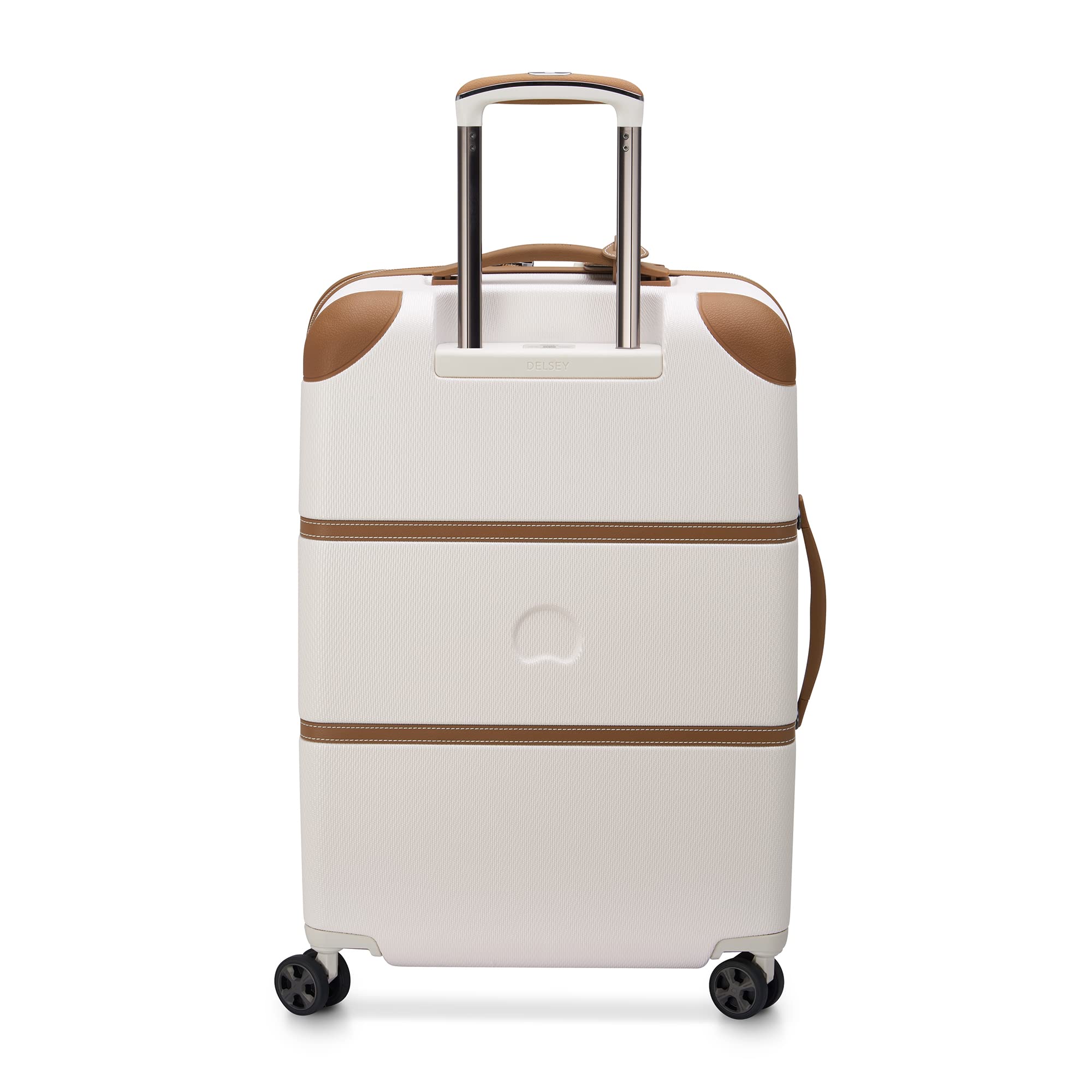 DELSEY Paris Chatelet Air 2.0 Hardside Luggage with Spinner Wheels ( Angora , Checked-Medium 24 Inch ) Angora Checked Medium 24 Inch U12