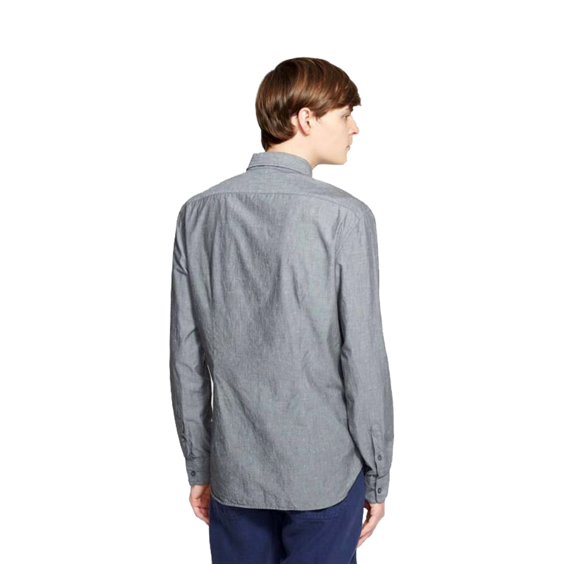 John Varvatos Star U.S.A. Men's Stitch Patterend Shirt ( Kelp , Small ) Kelp Small U1