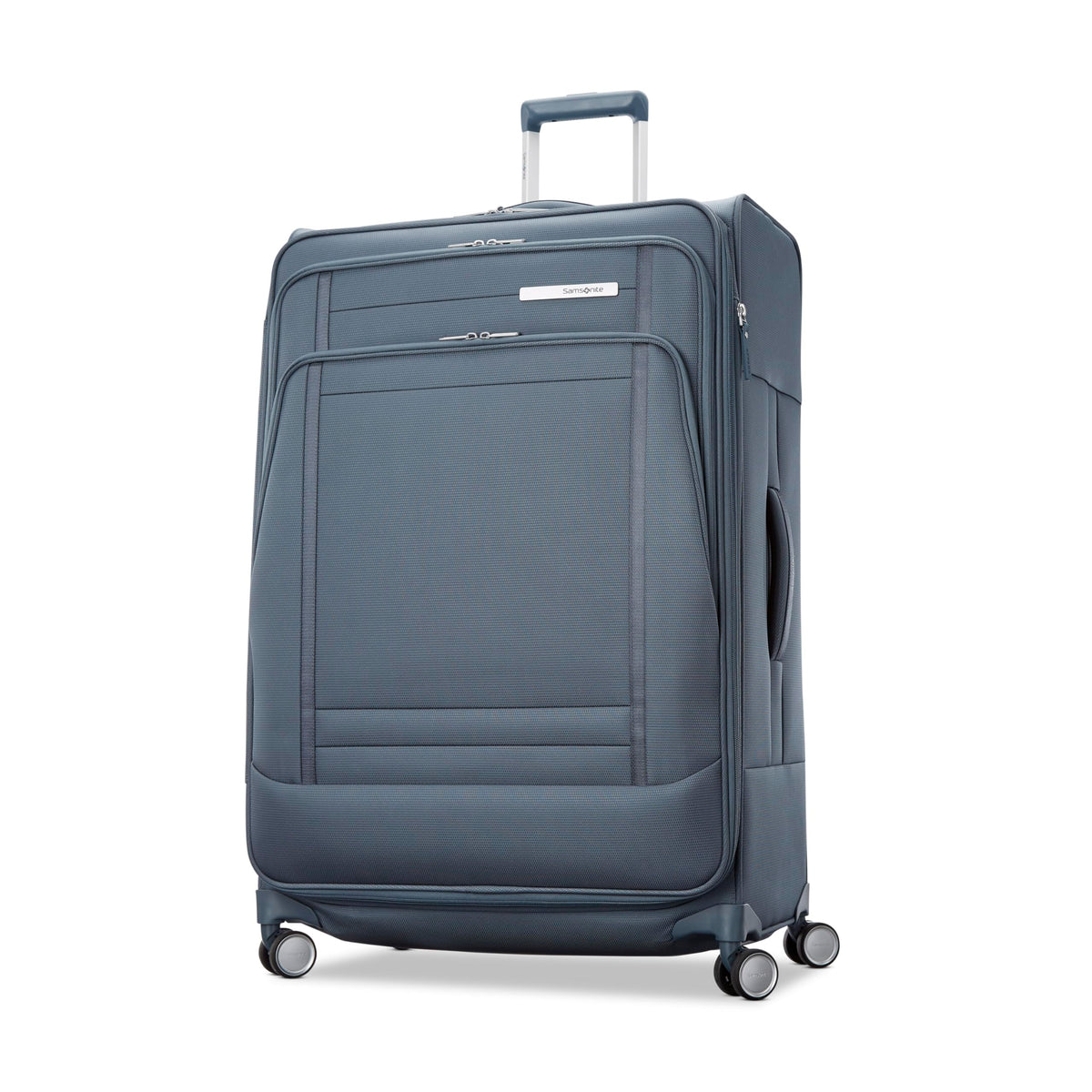 Samsonite UpLIFT Lightweight Softside Expandable Luggage ( Elemental Blue , Large Checked ) Elemental Blue Large Checked U6