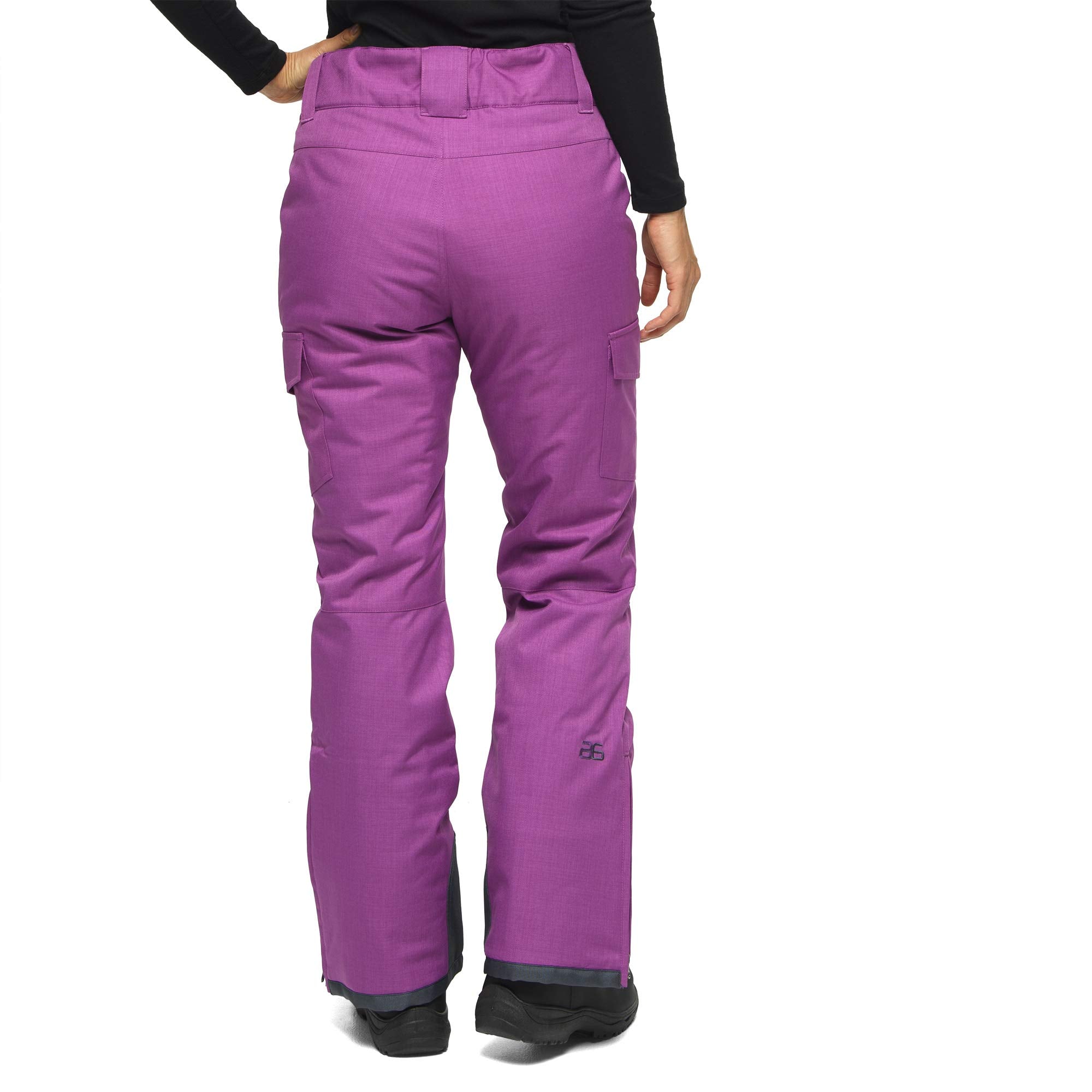 Arctix Women's Insulated Snowsports Cargo Pant ( Amethyst Melange , Large Tall ) Amethyst Melange Large Tall U1