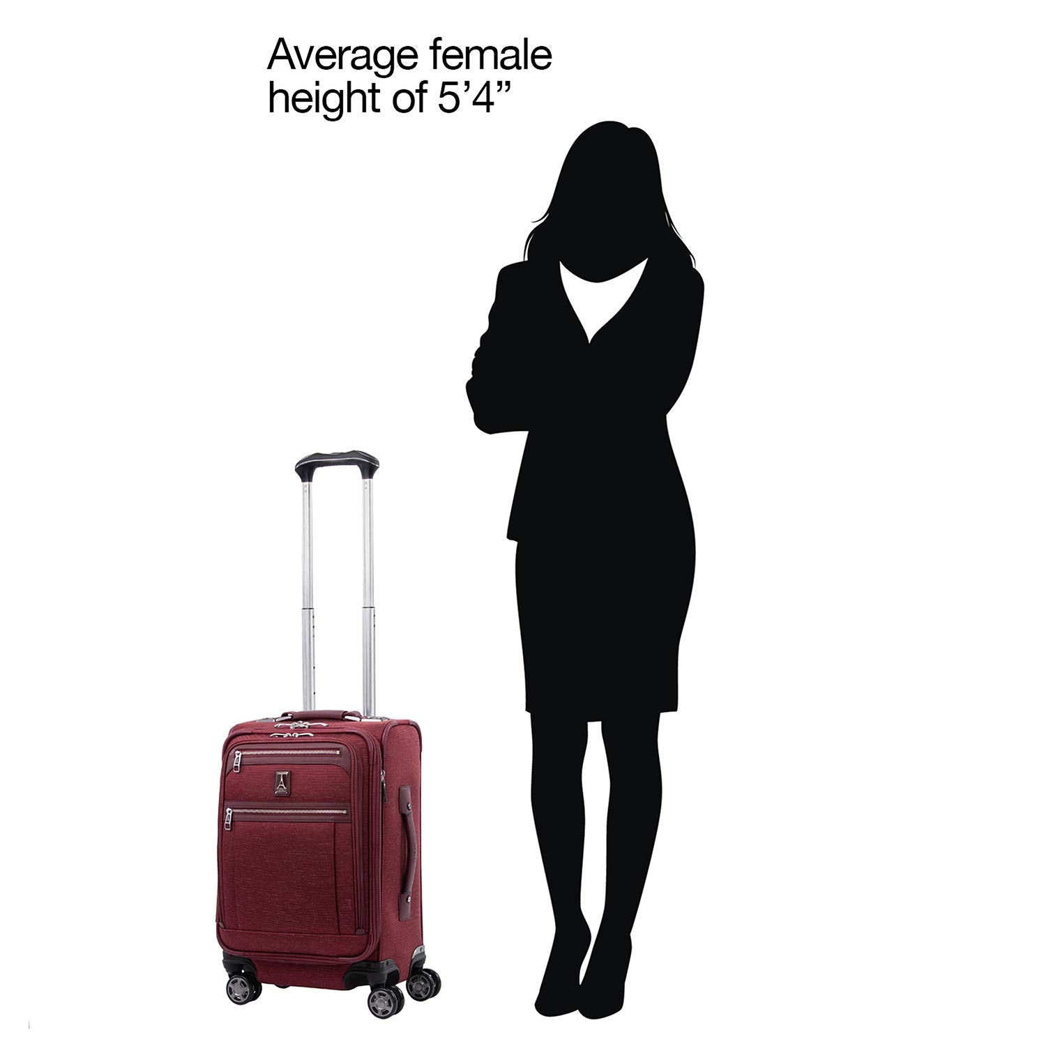 Travelpro Platinum Elite Softside Expandable Luggage, 8 Wheel Spinner Suitcase, USB Port, Fits up to 15" Laptop, Men and Women, Business Plus U1