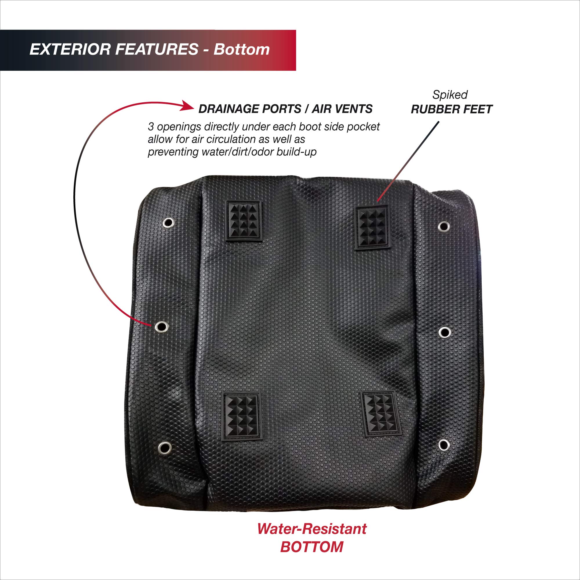 Athalon Everything Boot Bag/Backpack ( Gray/Purple , One Size ) Gray/Purple One Size U2