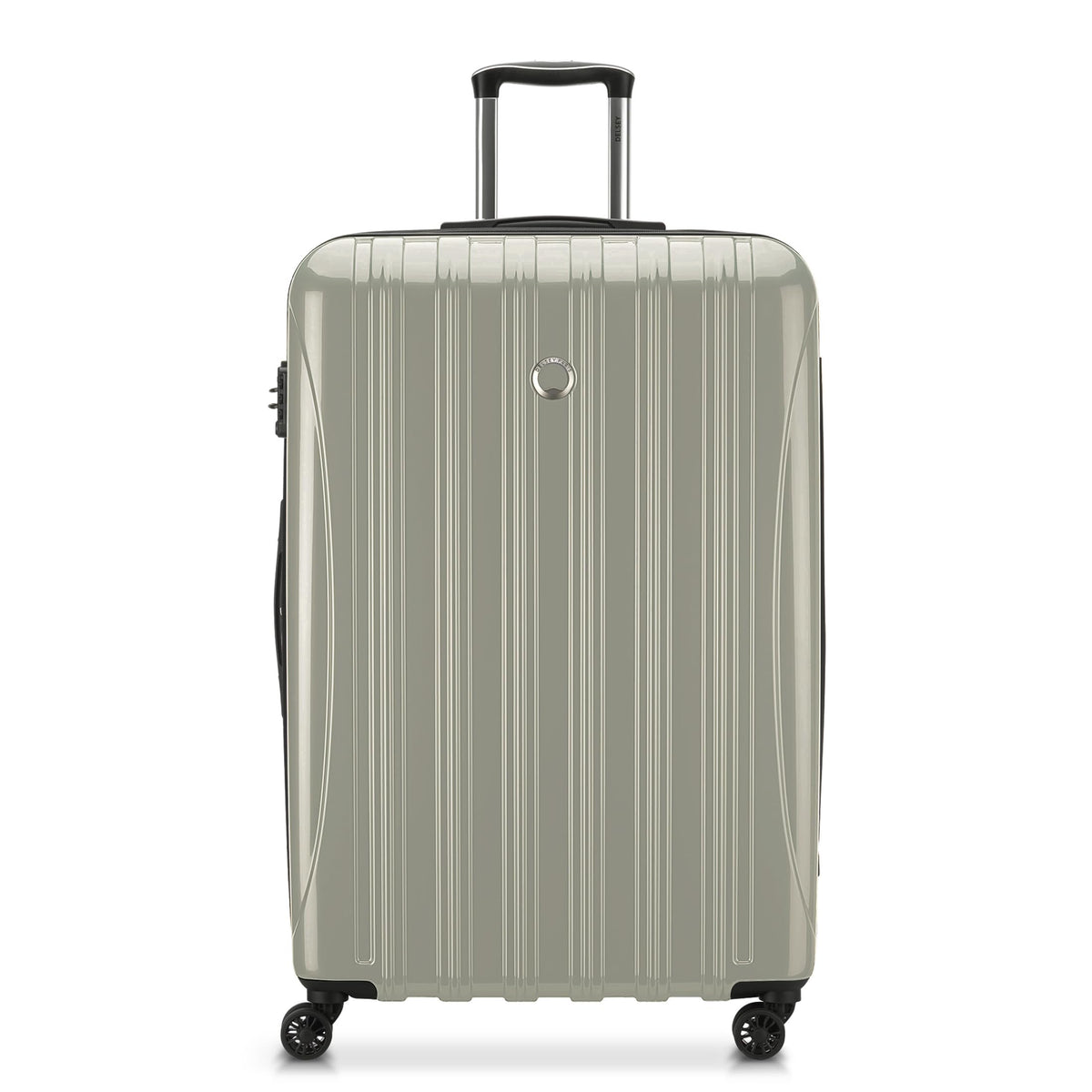 DELSEY Paris Helium Aero Hardside Expandable Luggage with Spinner Wheels ( Latte , Checked-Large 29 Inch ) Latte Checked Large 29 Inch U16