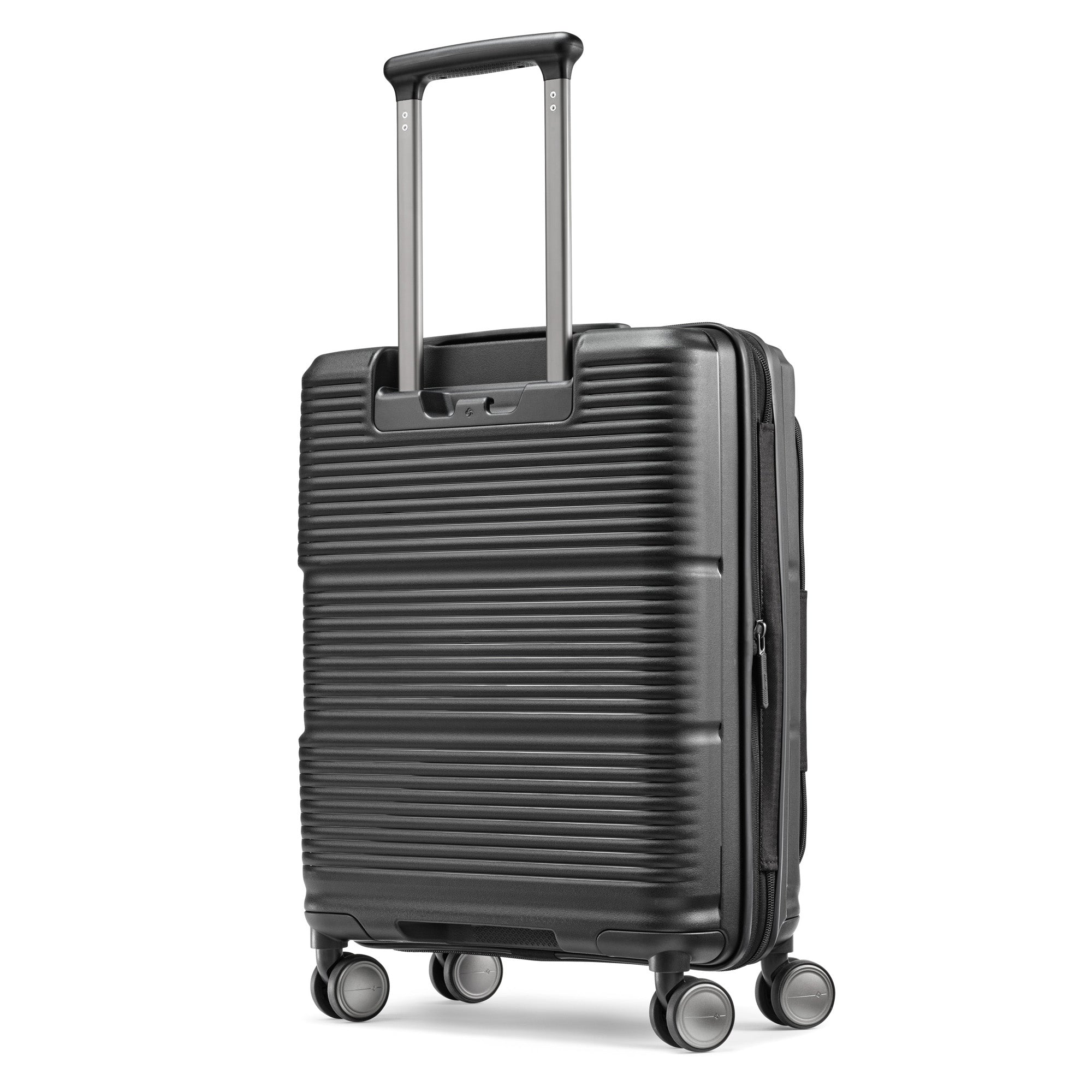 Samsonite Paralux Luggage - Innovative Design - Quick Access Front Pocket - Dual Suspension Wheel Technology - TSA Lock - Expandable - Includes Removable Packing Cubes ( Black , International Carry-On ) Black International Carry On U1