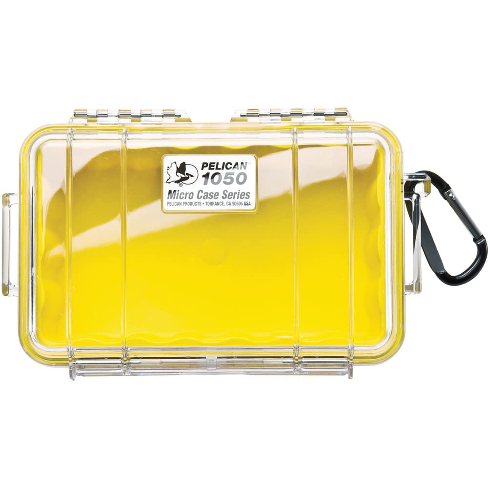 Pelican 1050 Micro Case ( Yellow/Clear , One Size ) Yellow/Clear One Size U1